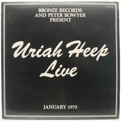 Виниловая пластинка Uriah Heep Live (January 1973) (2LP, UK, booklet), 1973