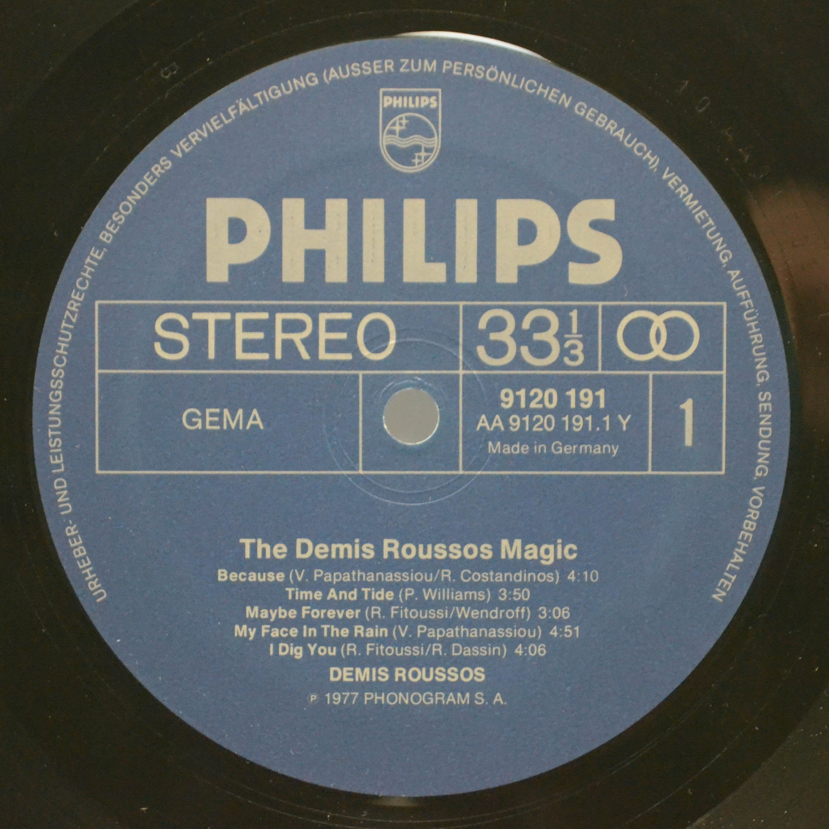 Demis Roussos — The Demis Roussos Magic, 1977