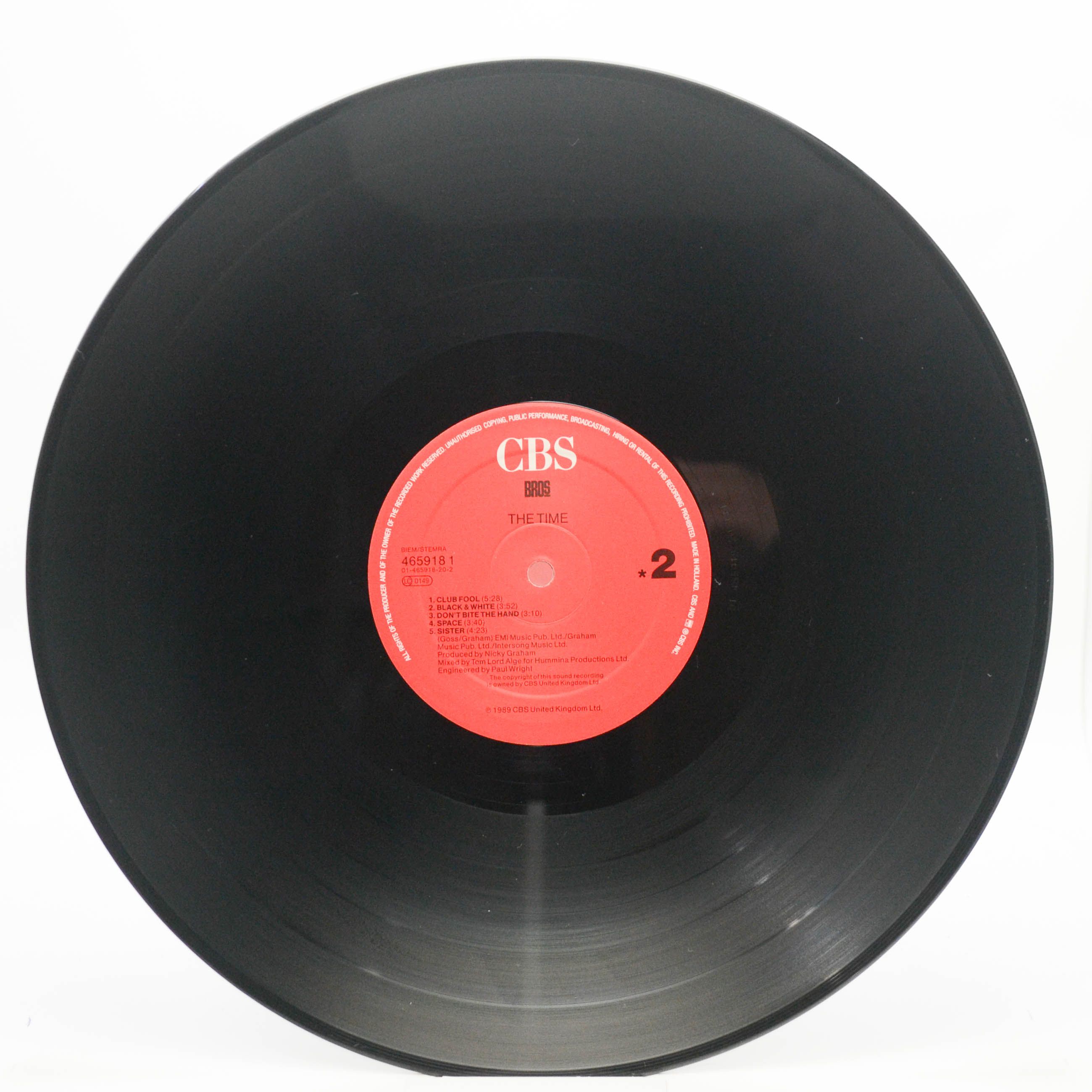 Bros — The Time, 1989