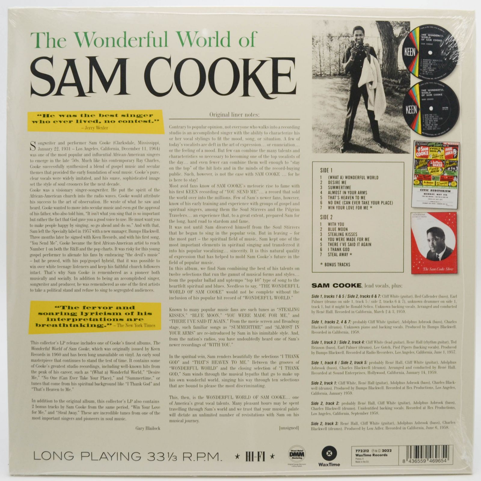 Sam Cooke — The Wonderful World Of, 1960