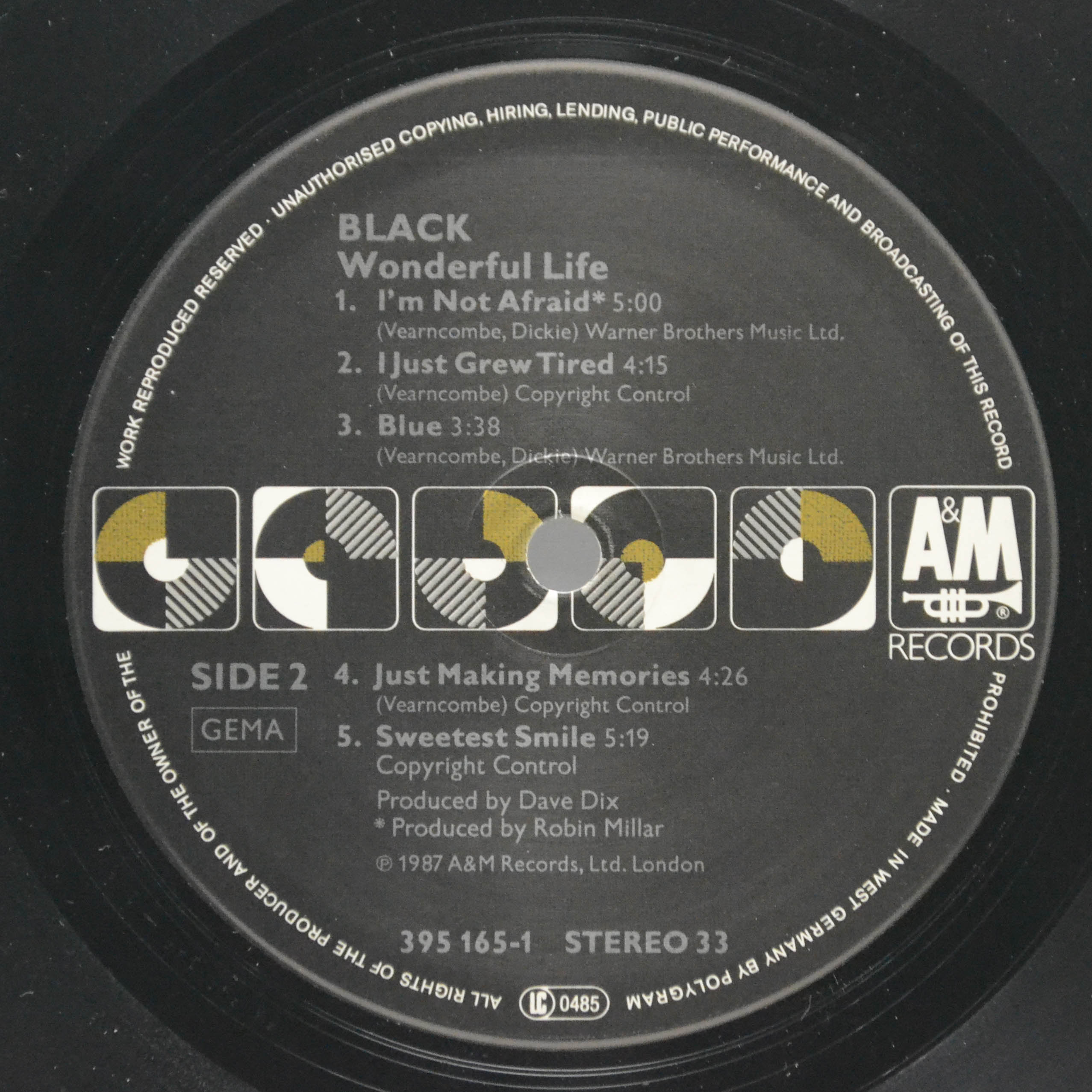 Black — Wonderful Life, 1987
