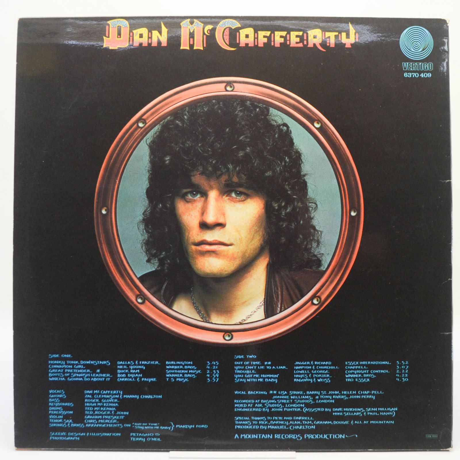 Dan McCafferty — Dan McCafferty, 1975