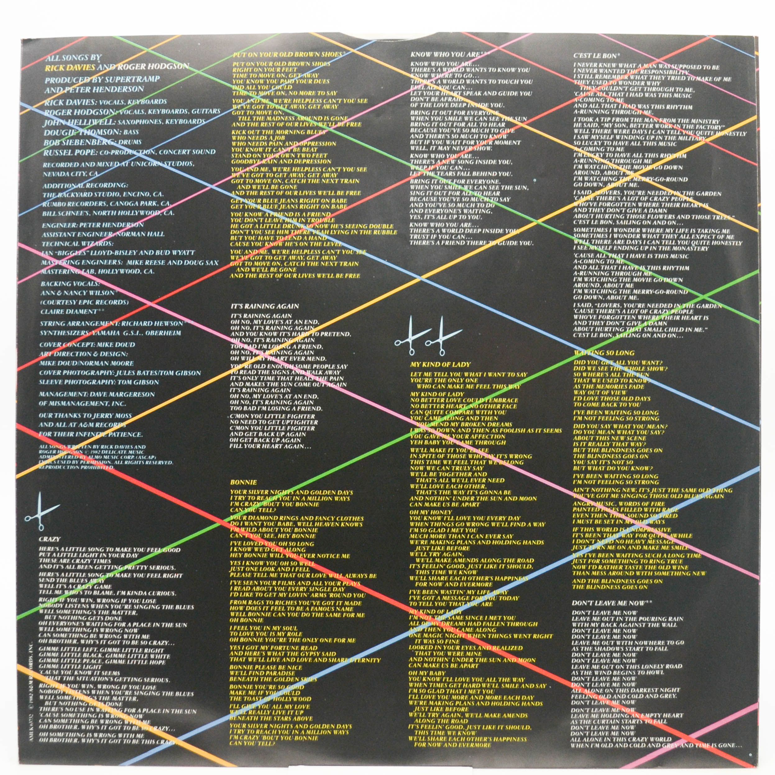 Supertramp — "...Famous Last Words...", 1982