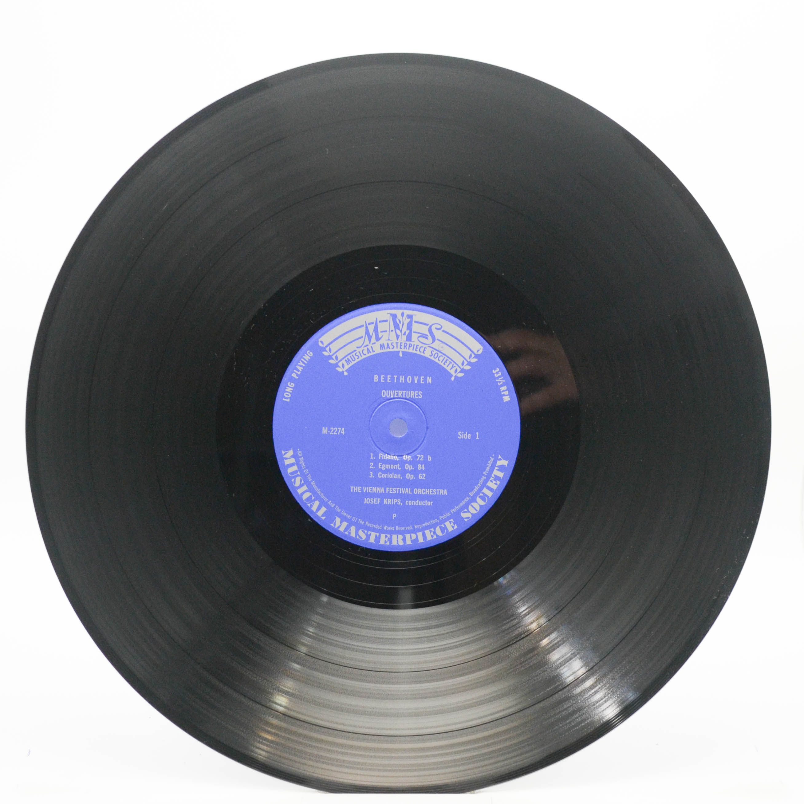 Beethoven - Wiener Festspielorchester, Josef Krips — Ouvertüren: Fidelio / Egmont / Coriolan / Leonore Nr. 3 / Die Weihe Des Hauses, 1966
