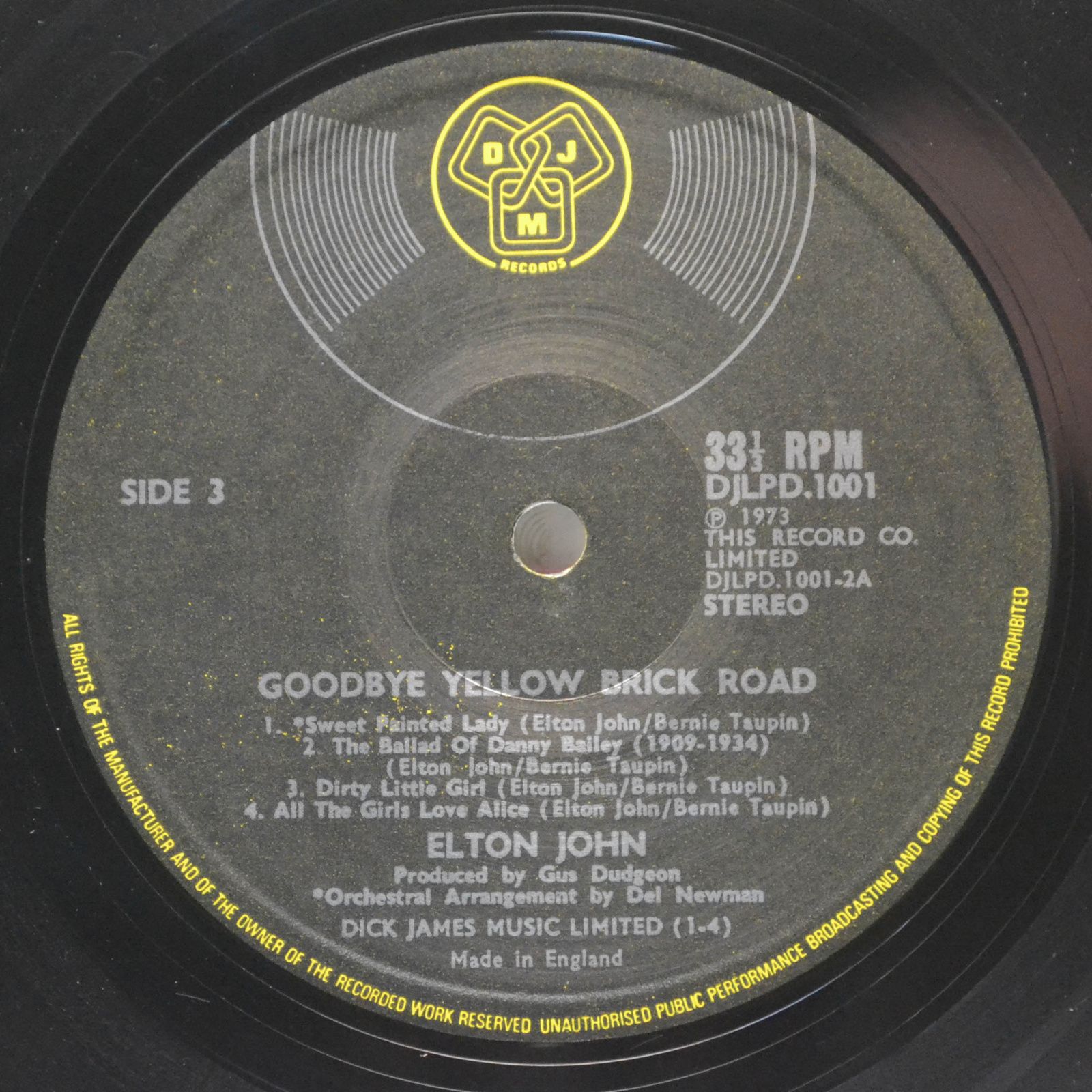 Elton John — Goodbye Yellow Brick Road (2LP, UK), 1973