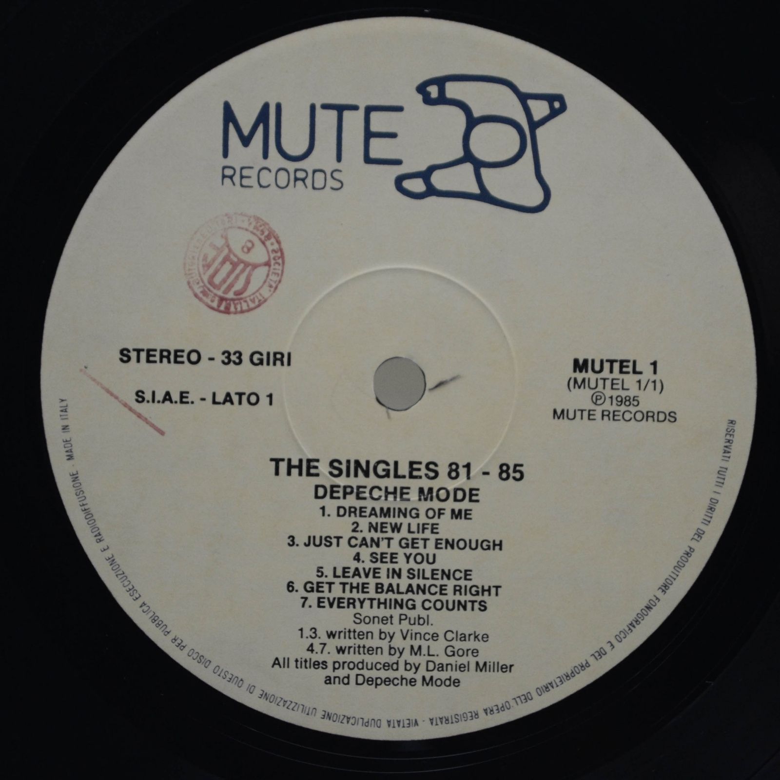 Depeche Mode — The Singles 81 - 85, 1985