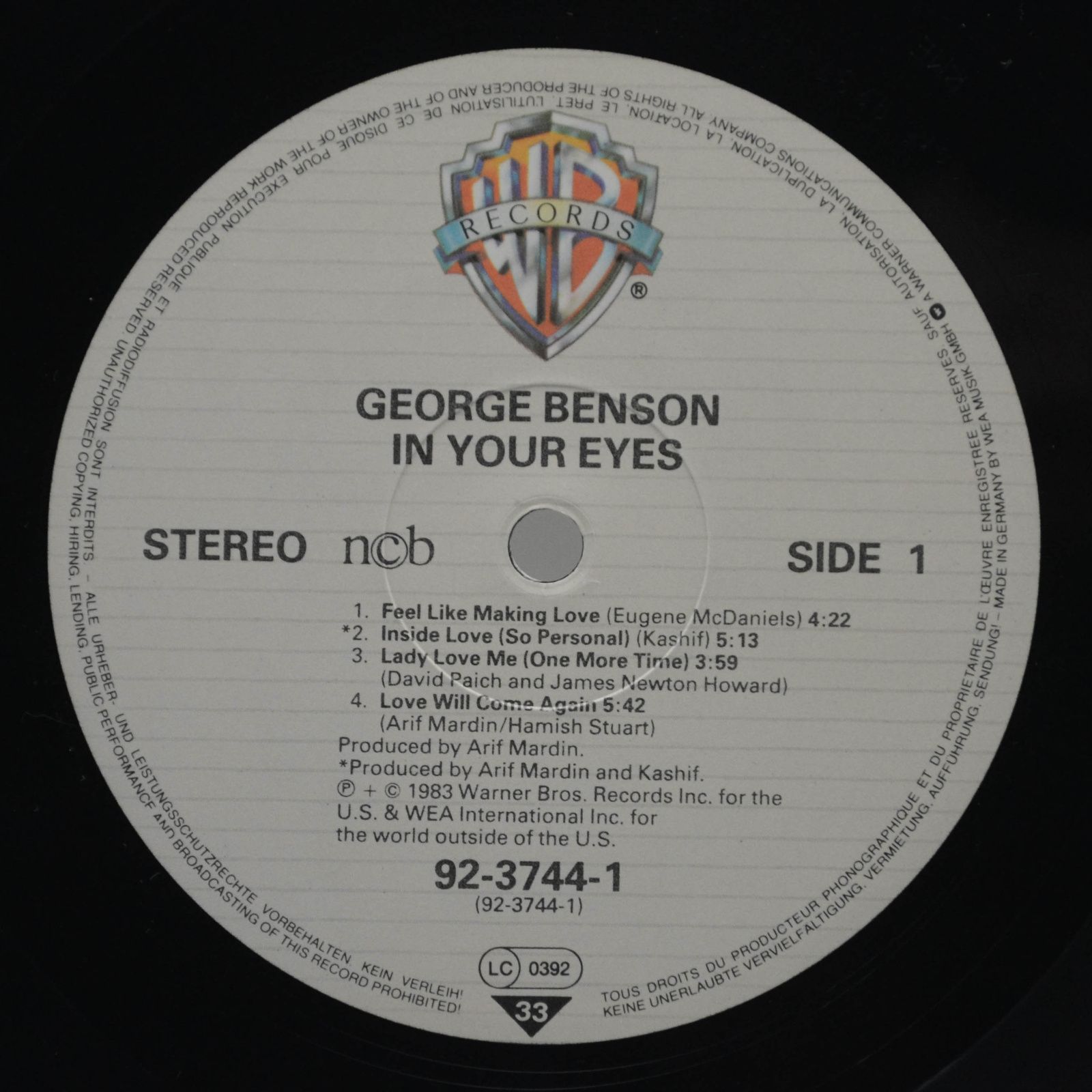 George Benson — In Your Eyes, 1983