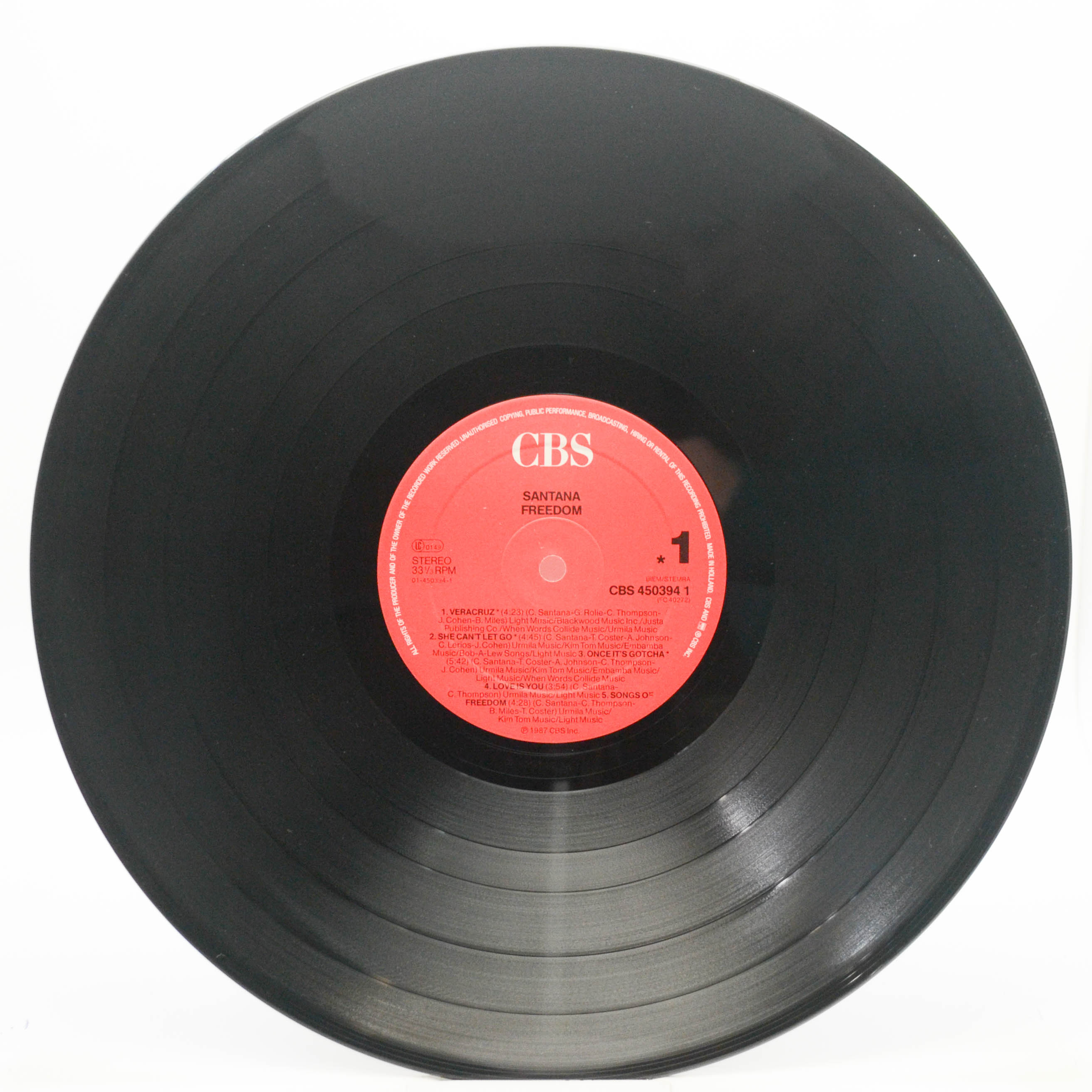 Santana — Freedom, 1987