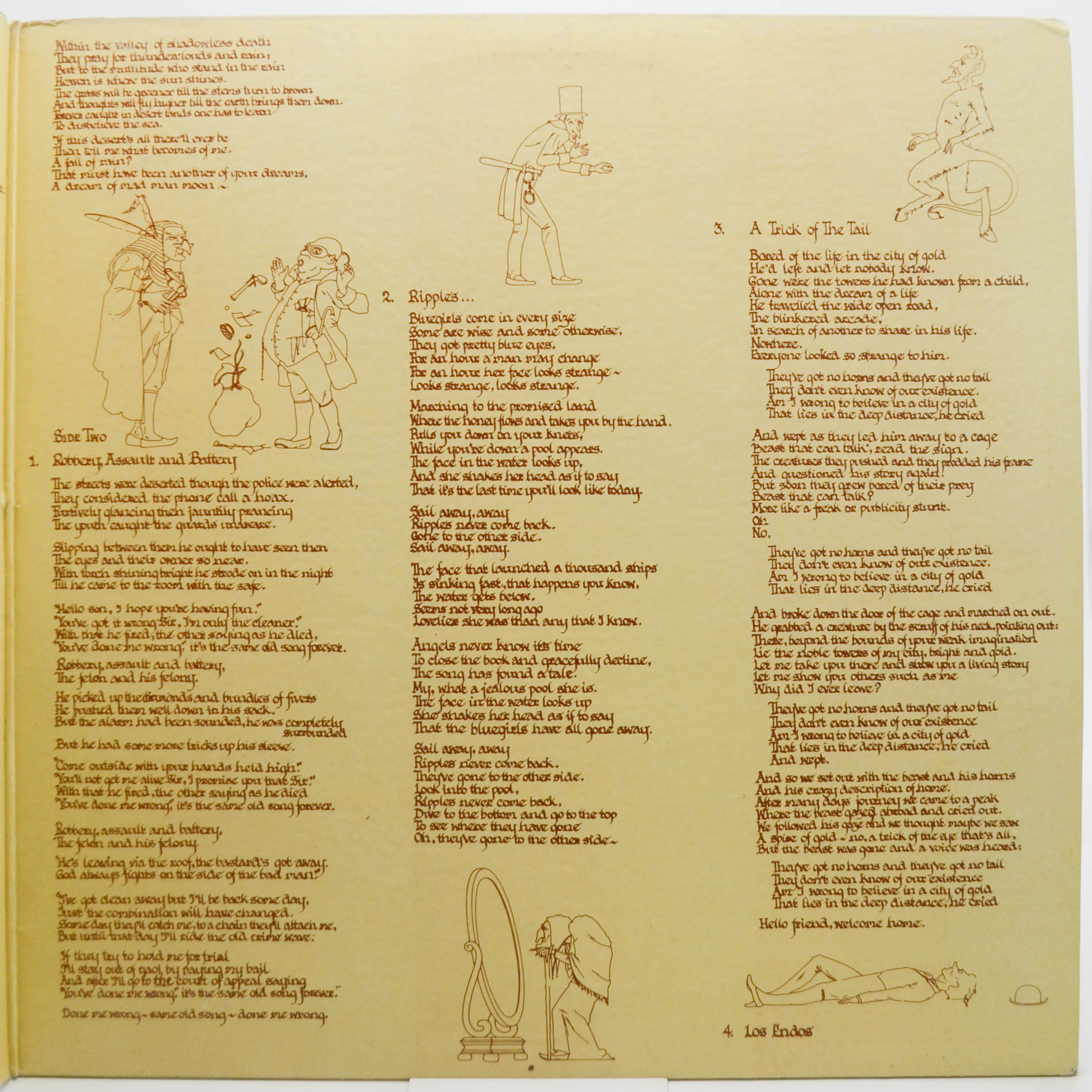 Виниловая пластинка Genesis — A Trick Of The Tail (UK), 1976