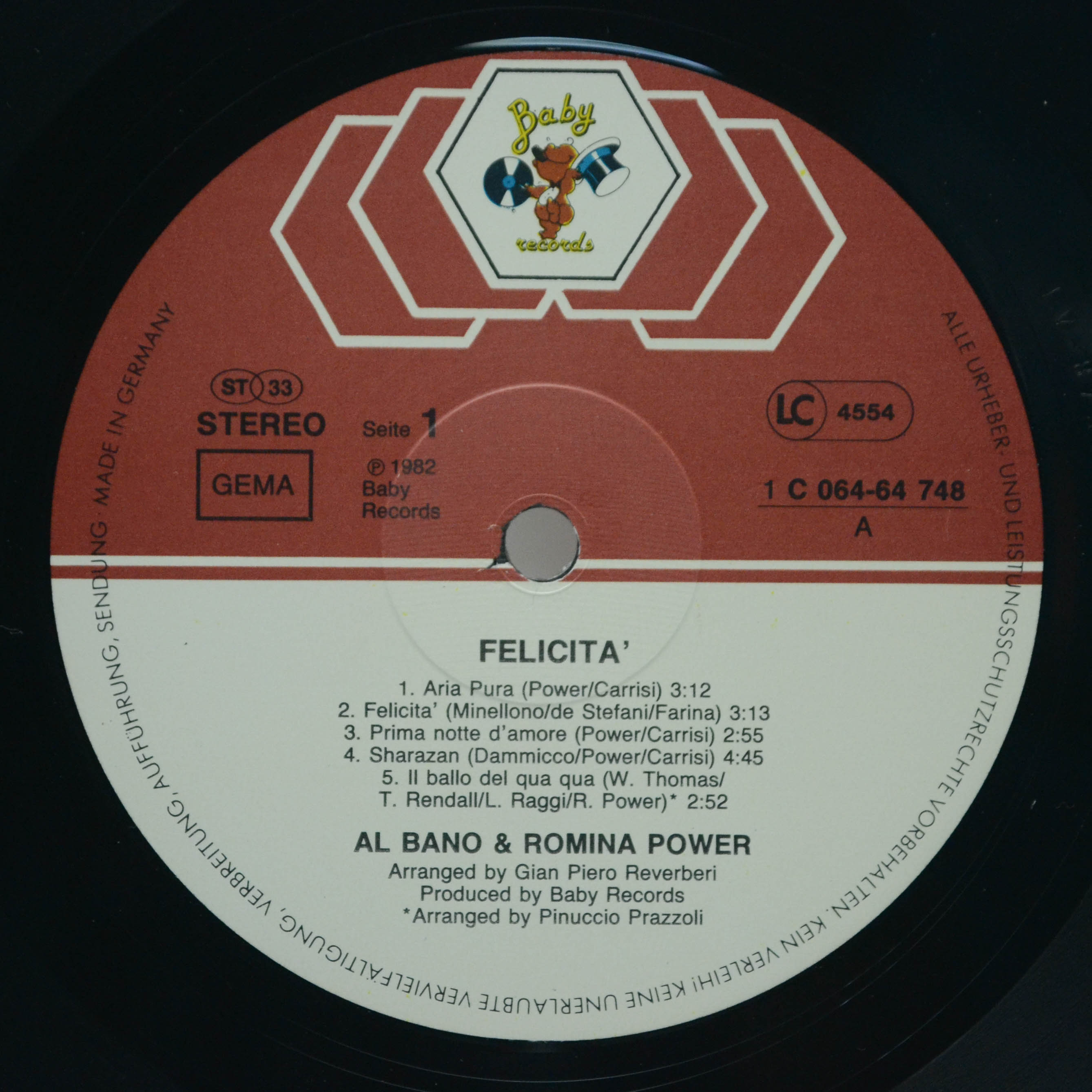 Al Bano & Romina Power — Felicità, 1982