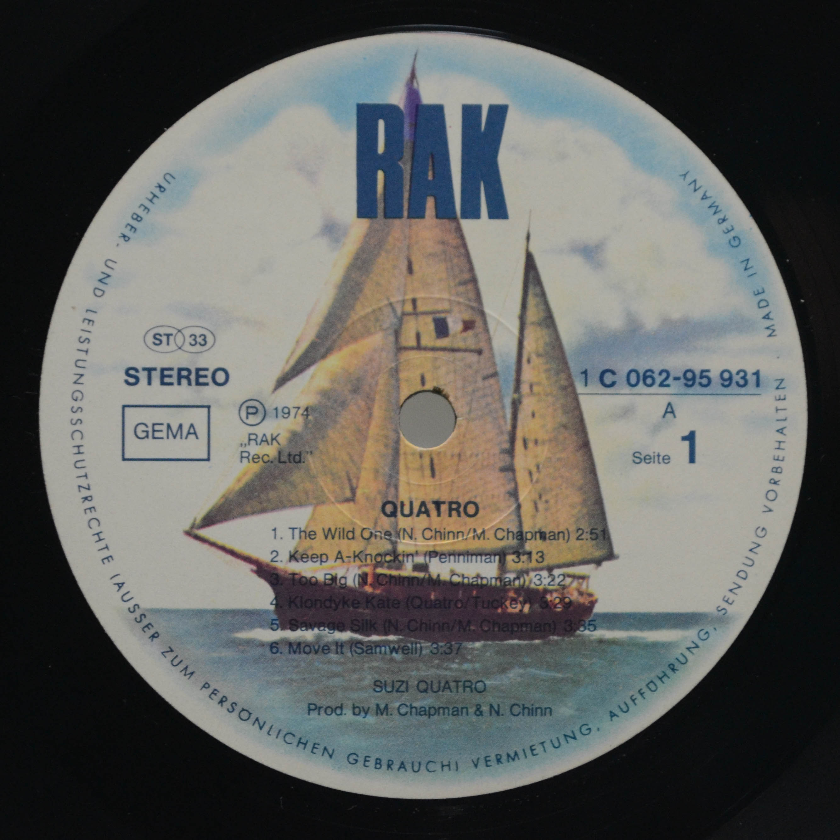 Suzi Quatro — Quatro, 1974