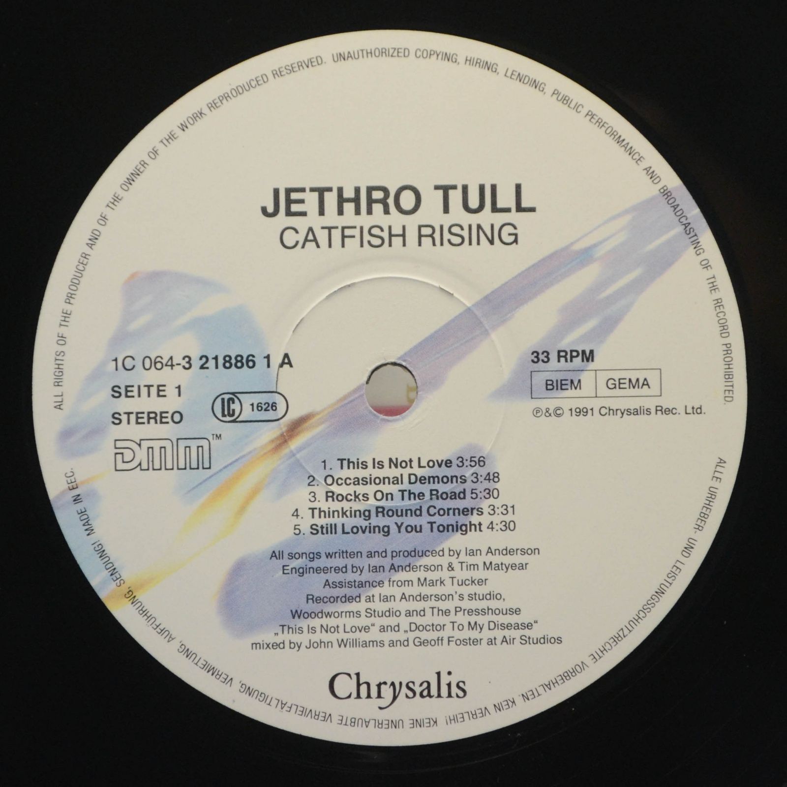 Jethro Tull — Catfish Rising, 1991