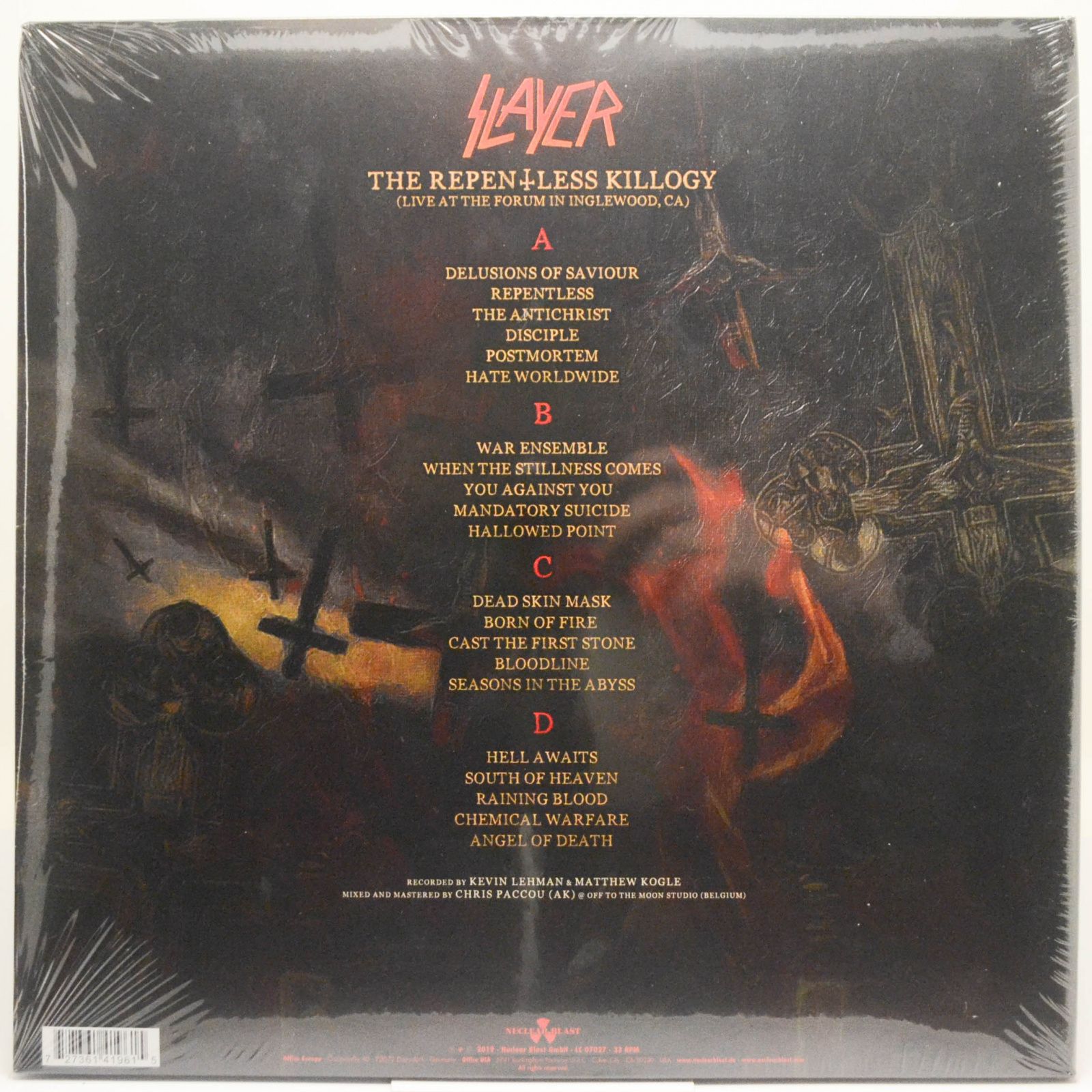 Slayer — The Repentless Killogy (Live At The Forum In Inglewood, CA), 2019
