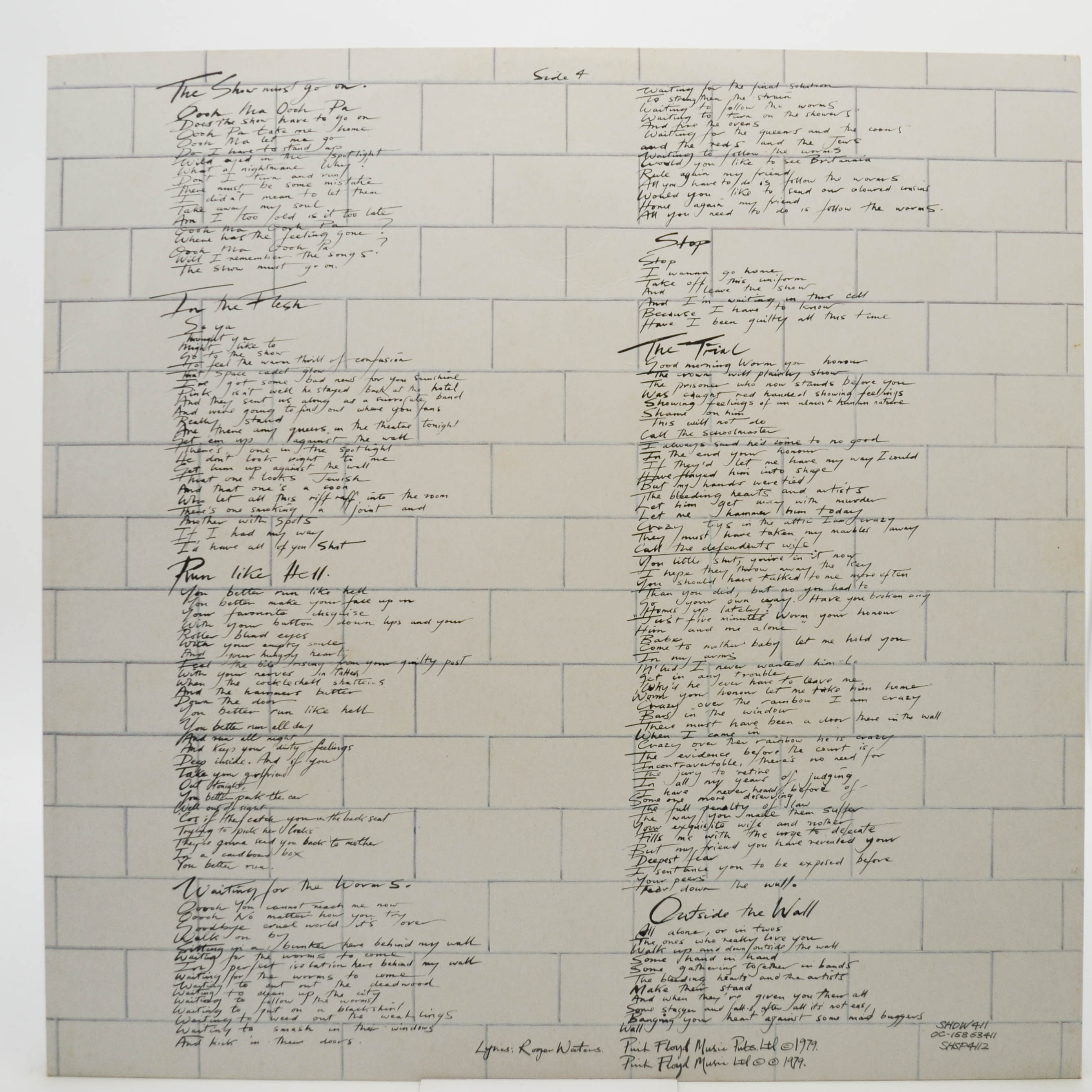 Pink Floyd — The Wall (2LP), 1979