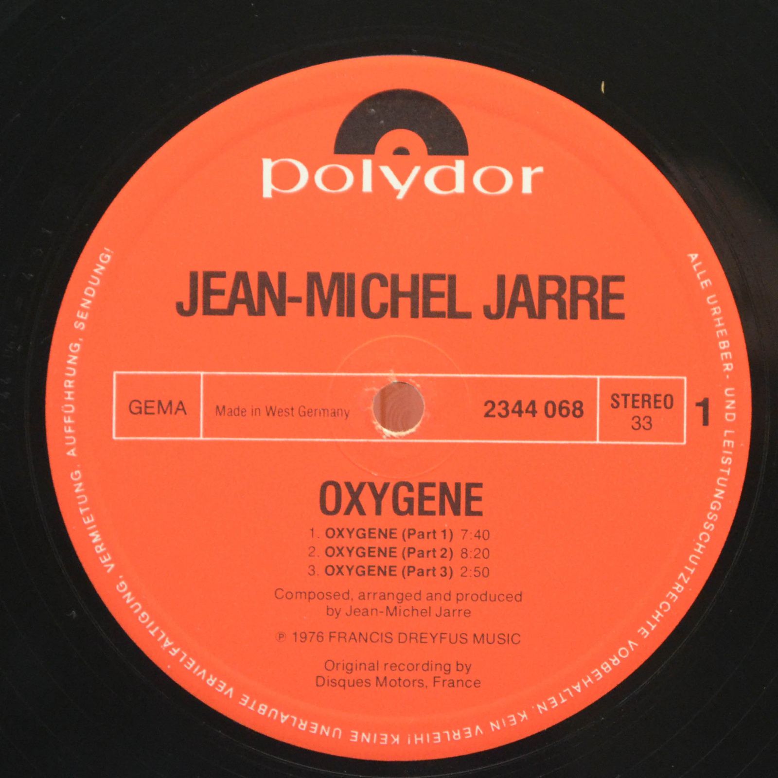 Jean Michel Jarre — Oxygene, 1976