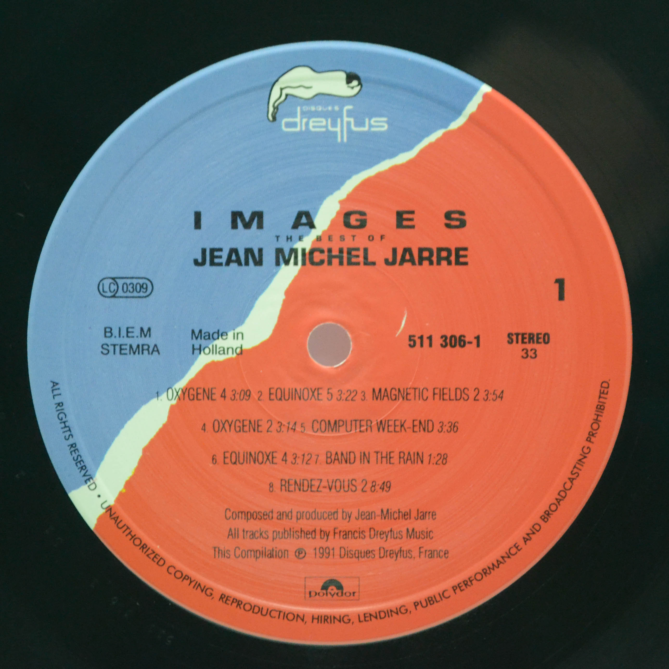 Jean Michel Jarre — Images (The Best Of Jean Michel Jarre), 1991