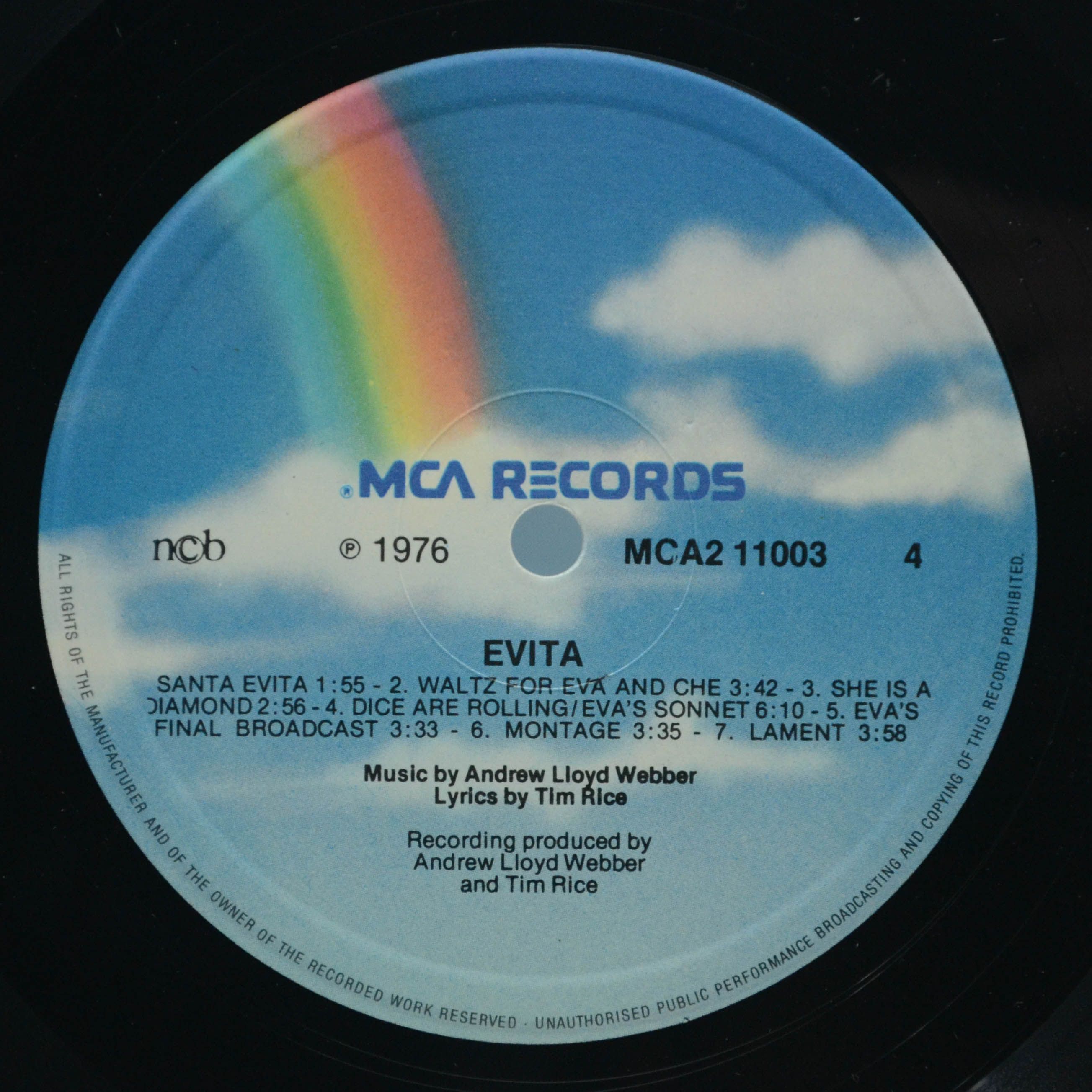 Andrew Lloyd Webber, Tim Rice — Evita (2LP, booklet), 1976