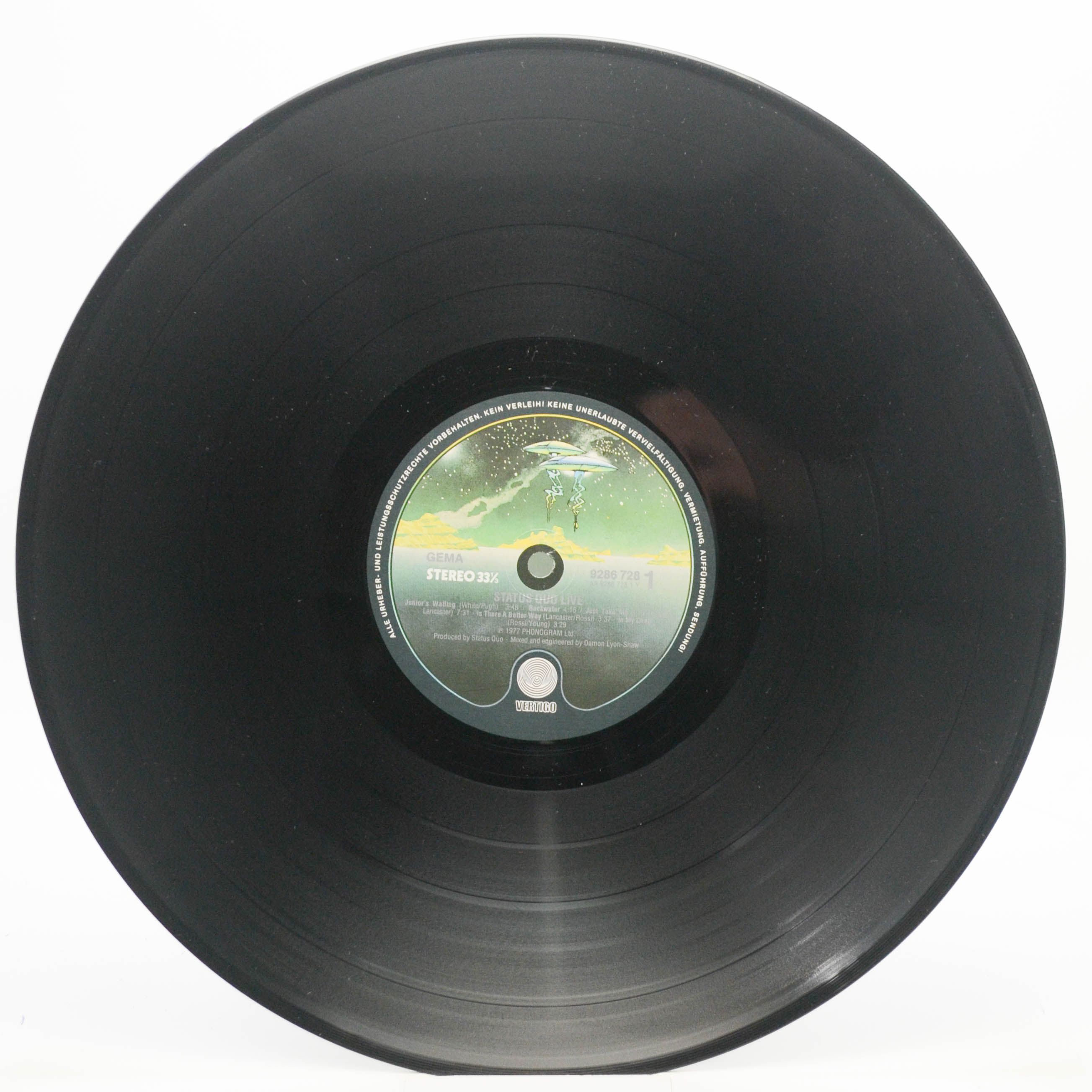 Status Quo — Live! (2LP, poster), 1977