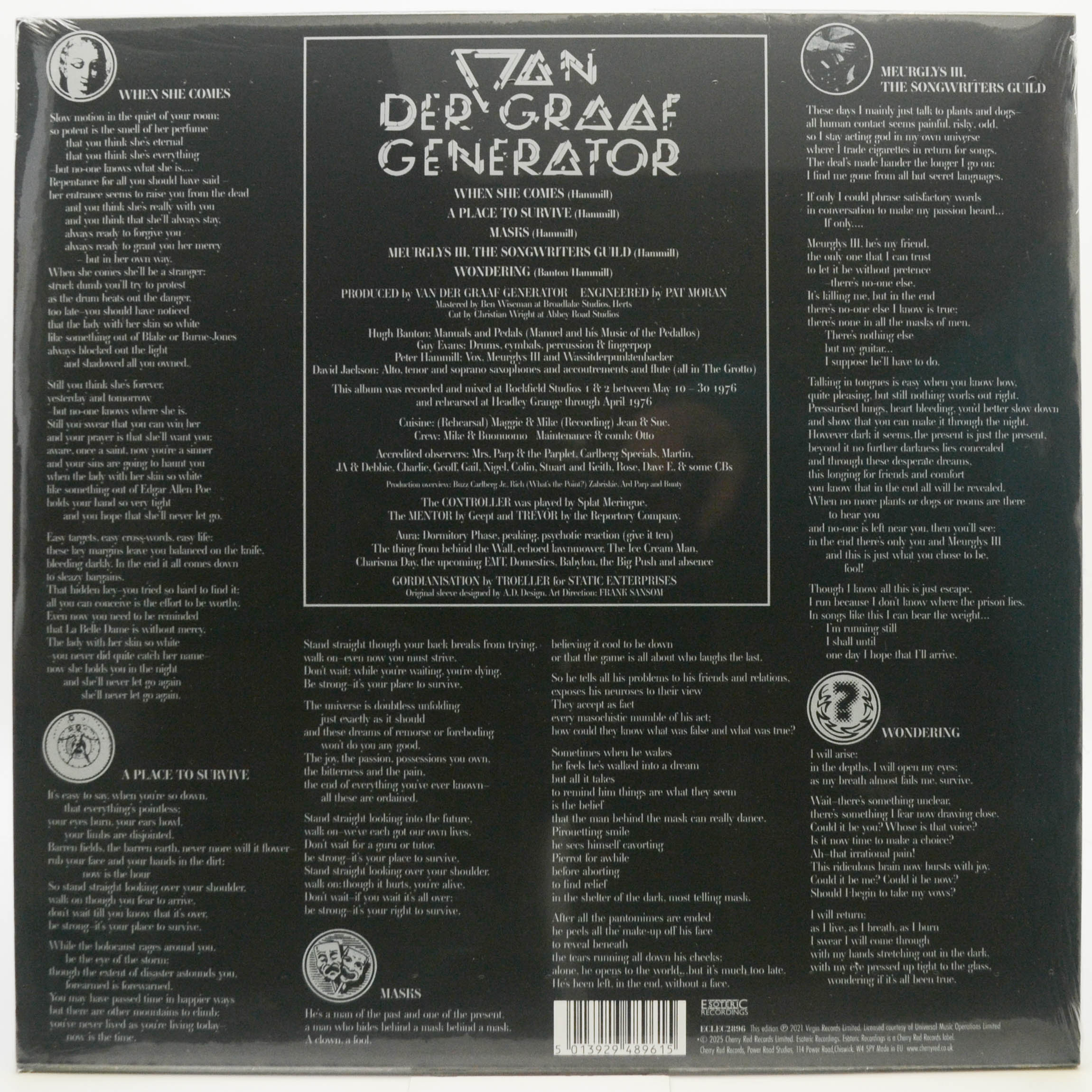 Виниловая пластинка Van Der Graaf Generator — World Record, 1976