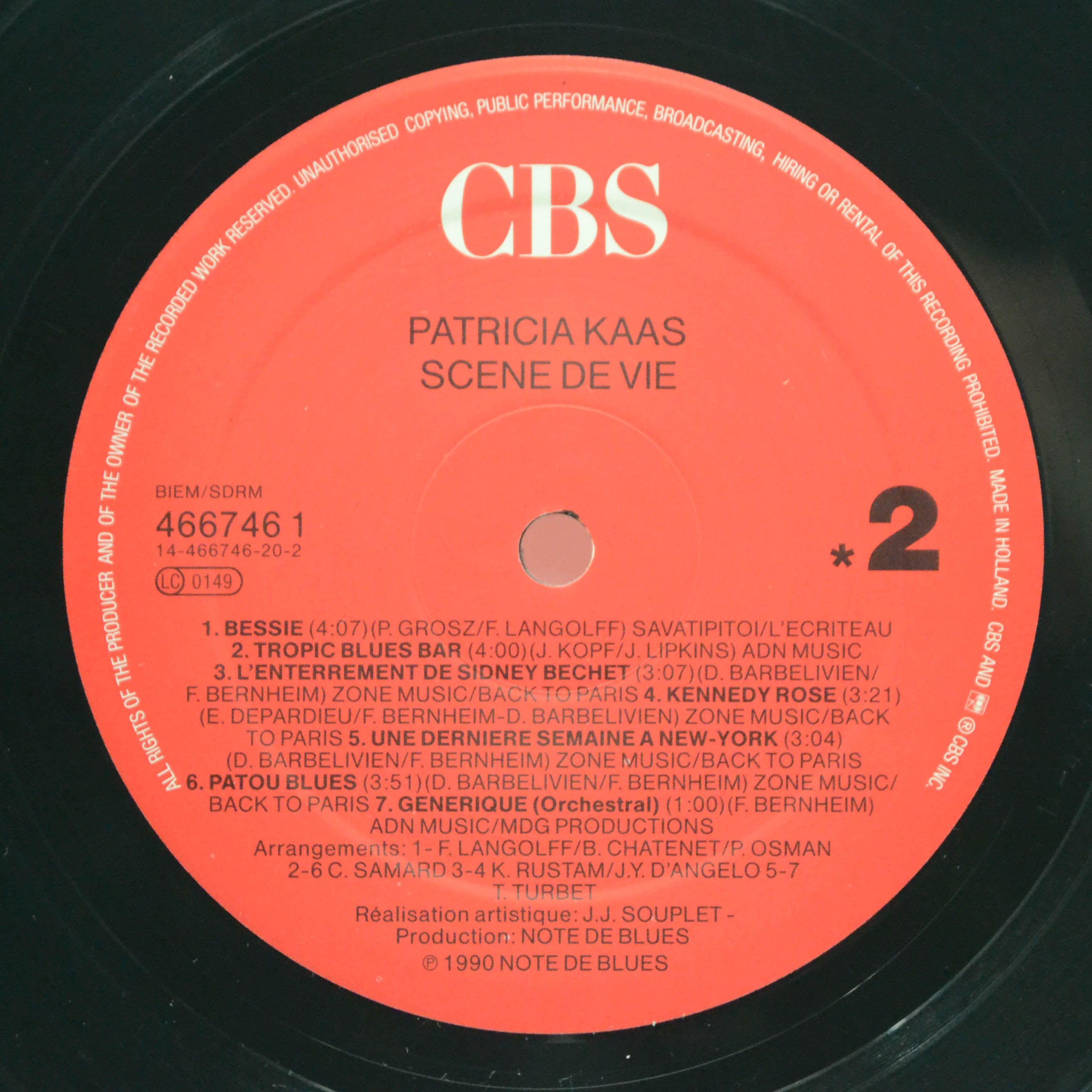 Patricia Kaas — Scène De Vie, 1990