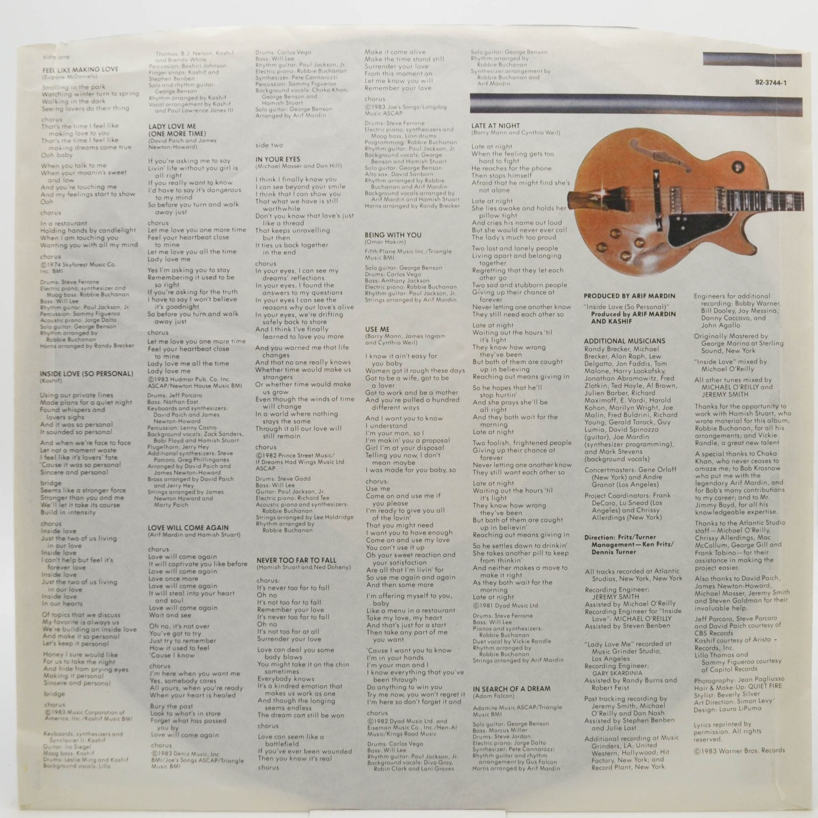 George Benson — In Your Eyes, 1983