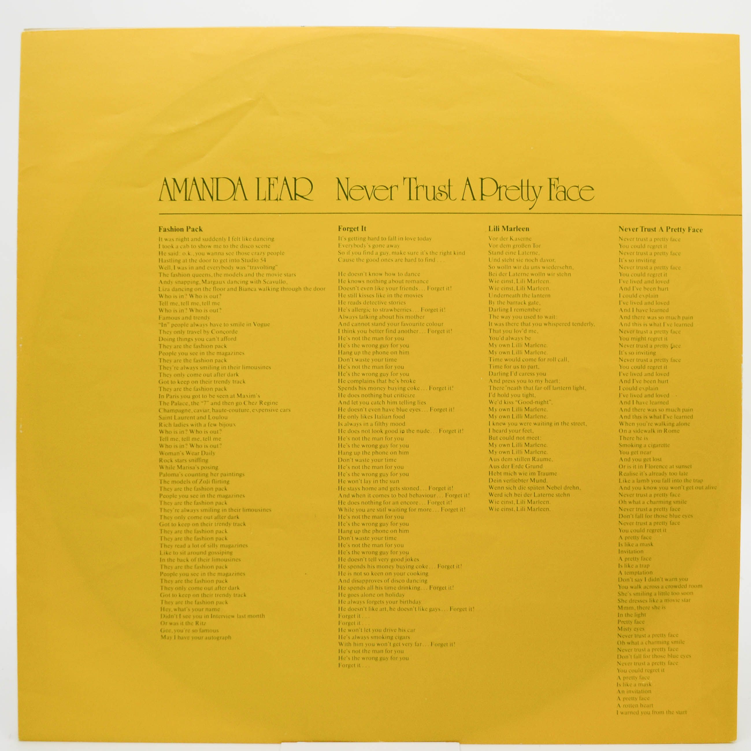 Amanda Lear — Never Trust A Pretty Face, 1979