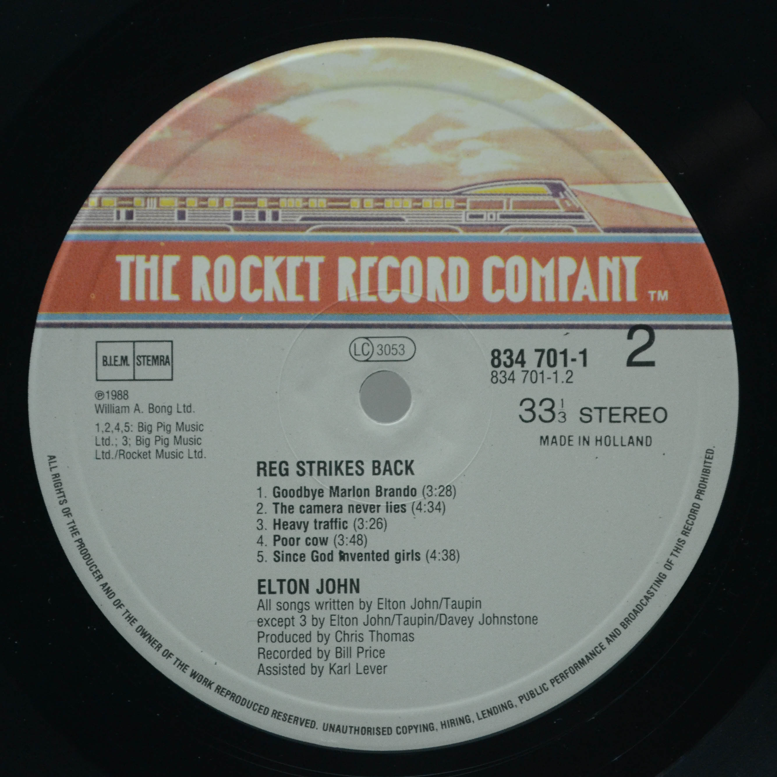 Elton John — Reg Strikes Back, 1988