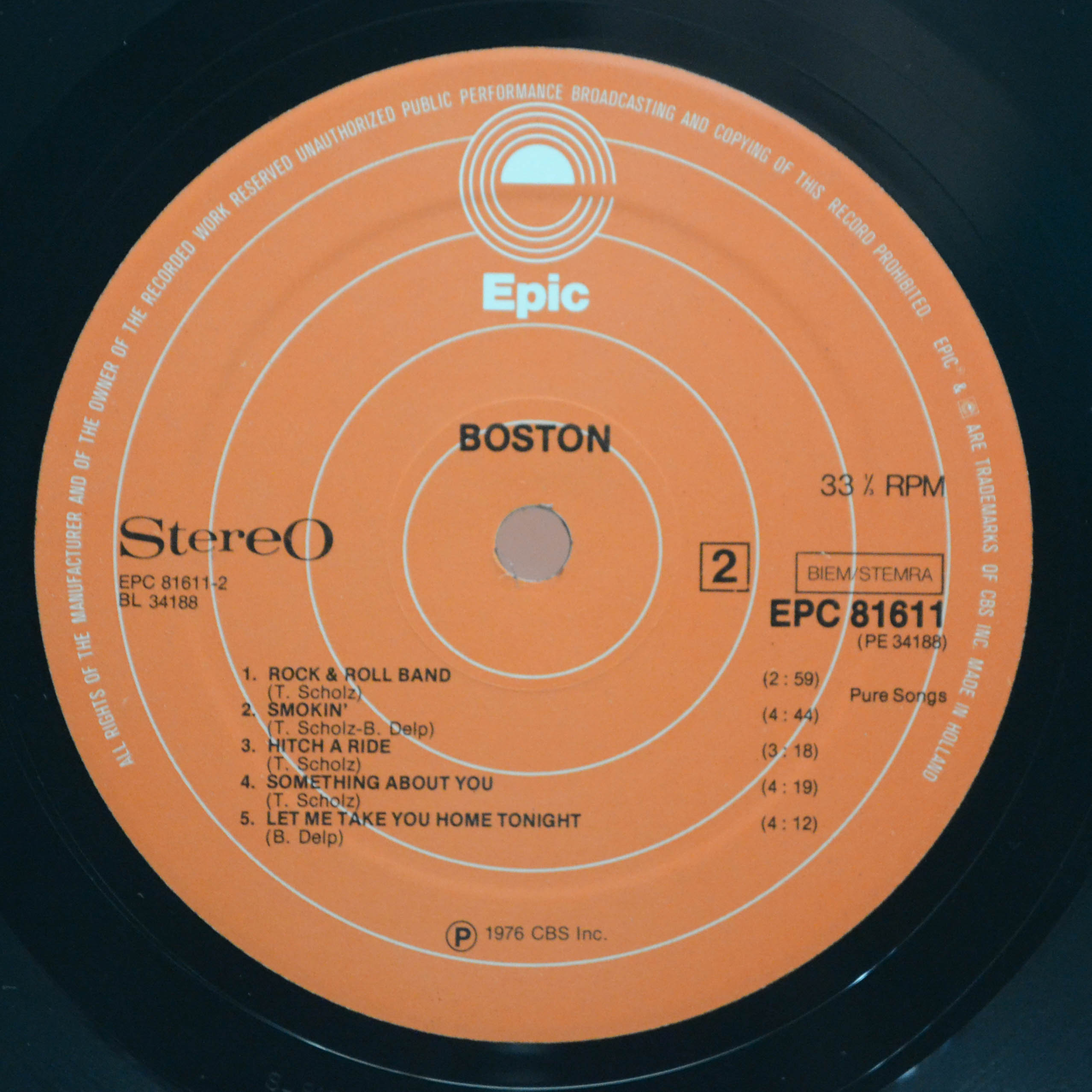 Boston — Boston, 1976