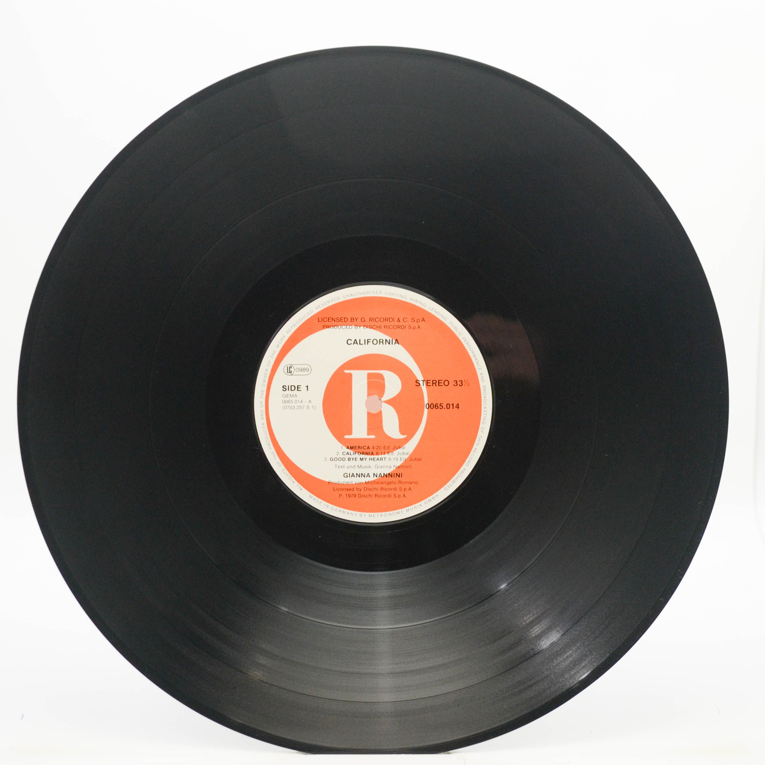 Gianna Nannini — California, 1979