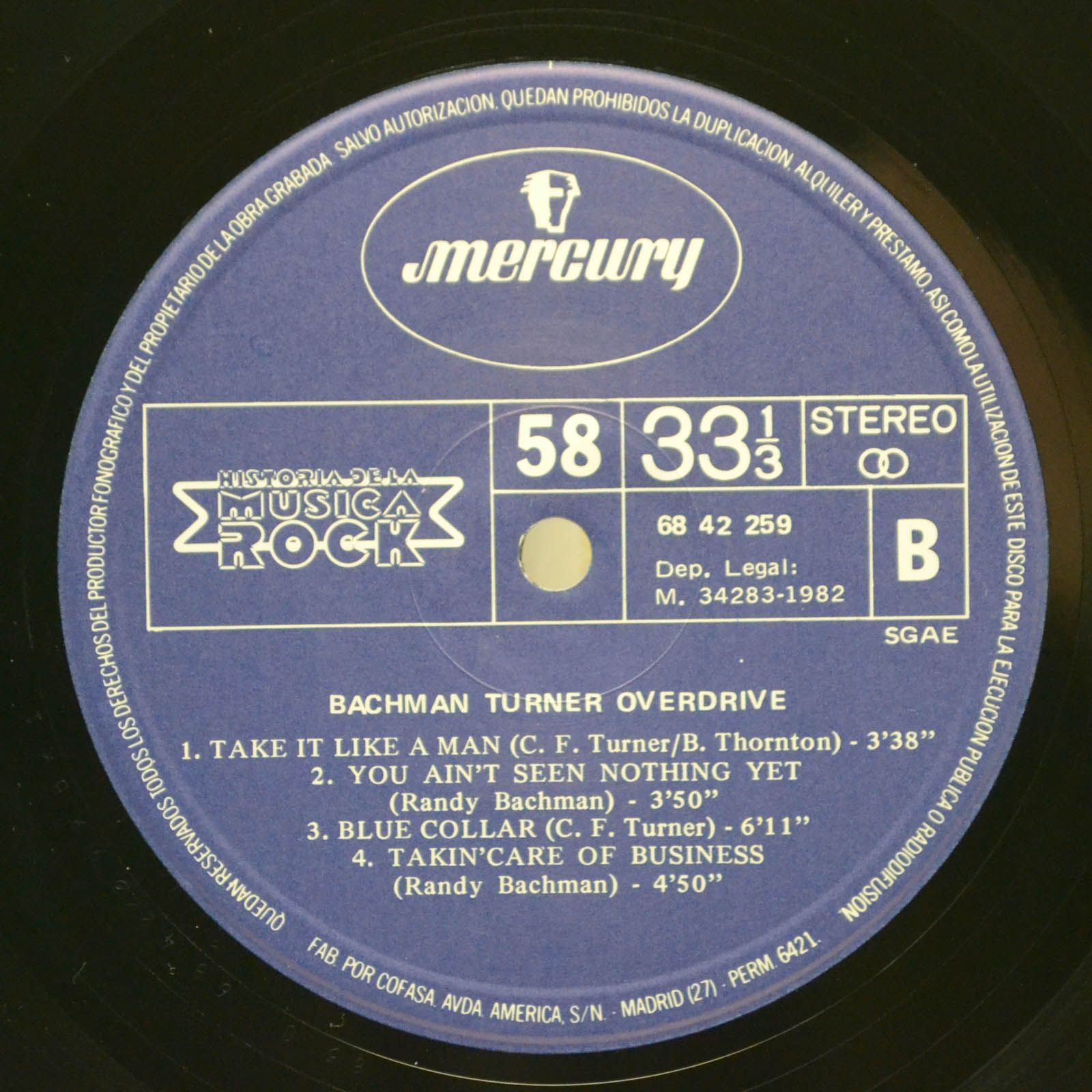 Bachman Turner Overdrive — Bachman Turner Overdrive, 1982