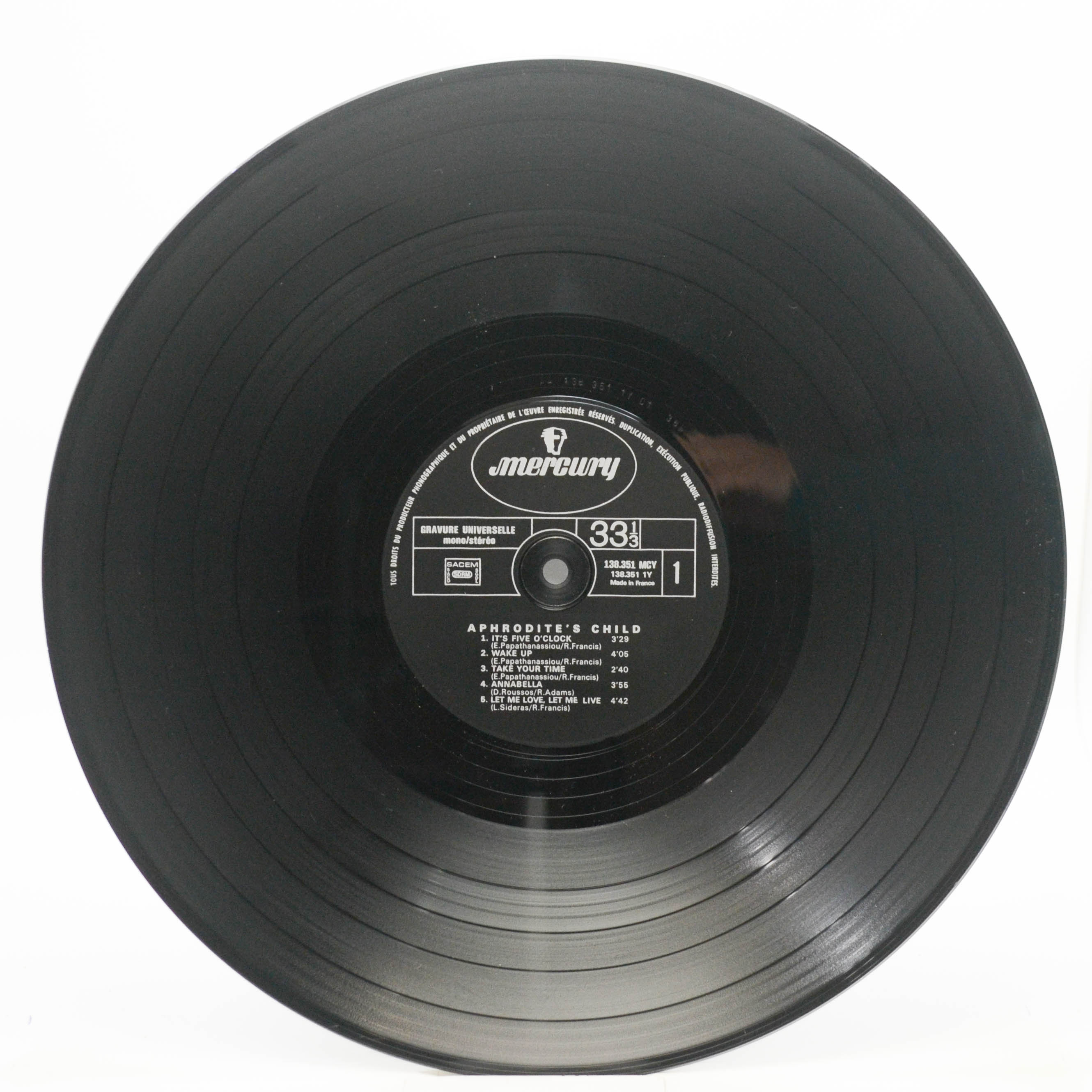 Aphrodite's Child — It's Five O'Clock, 1969