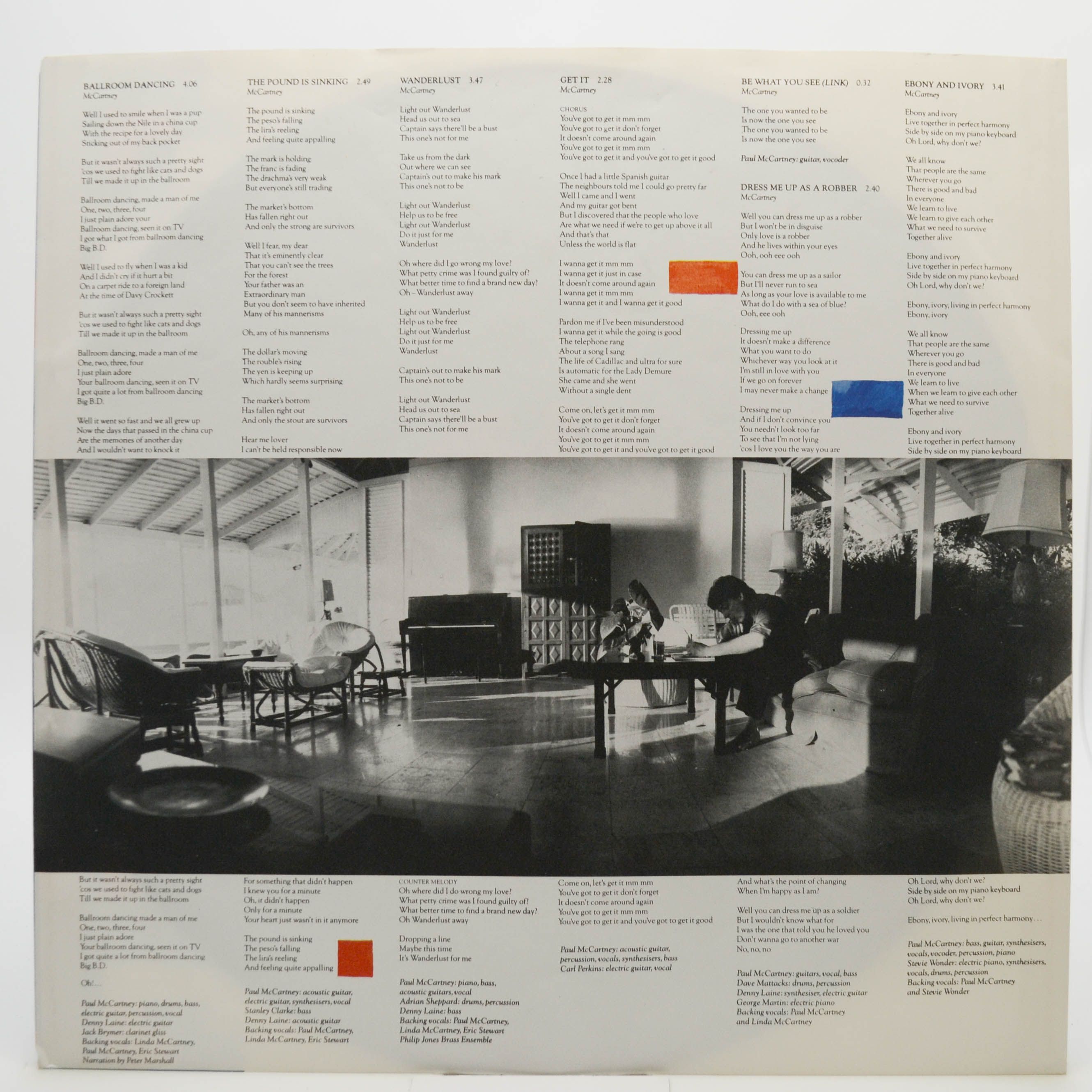 Paul McCartney — Tug Of War, 1982