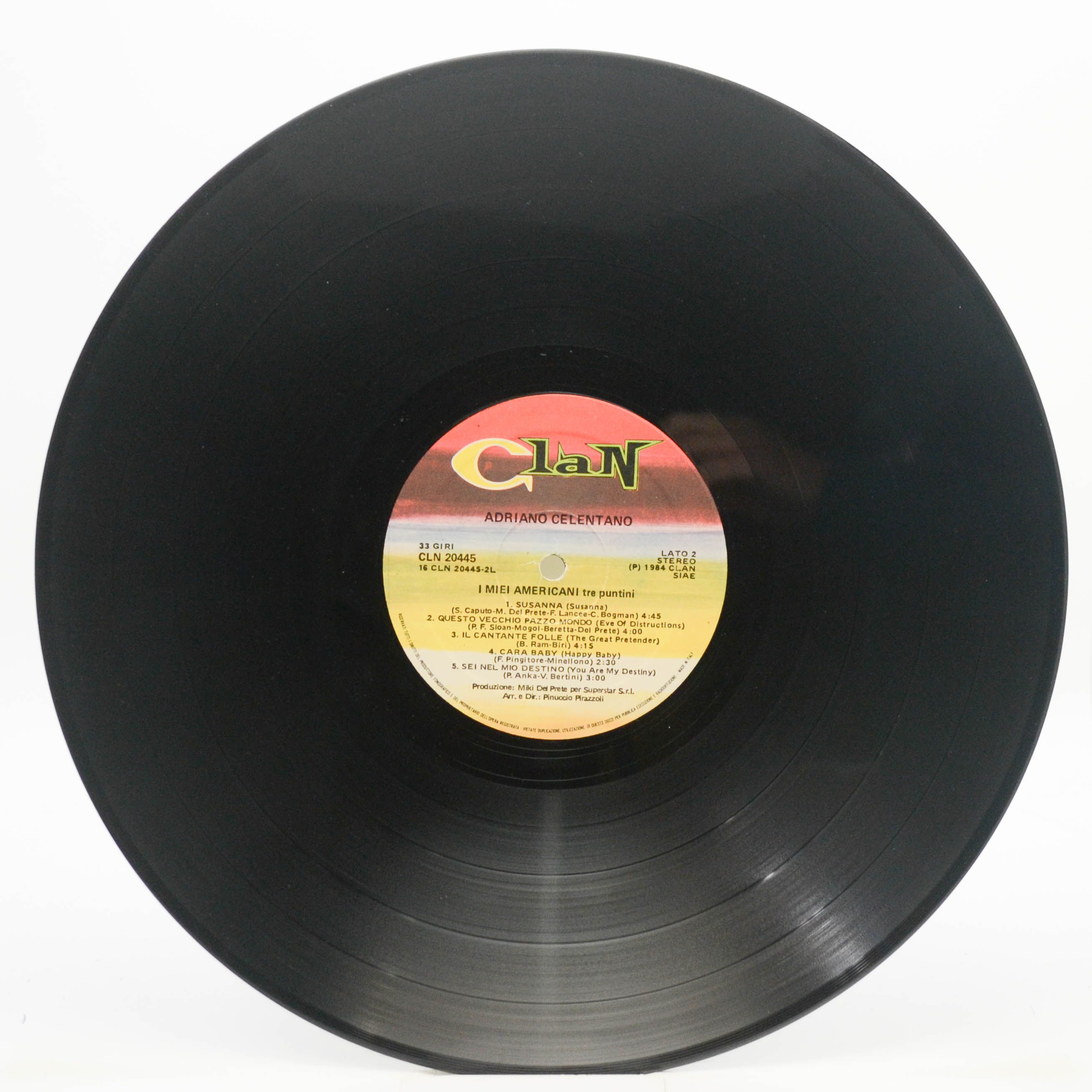 Виниловая пластинка Adriano Celentano — I Miei Americani (Tre Puntini) (1-st, Italy, Clan), 1984