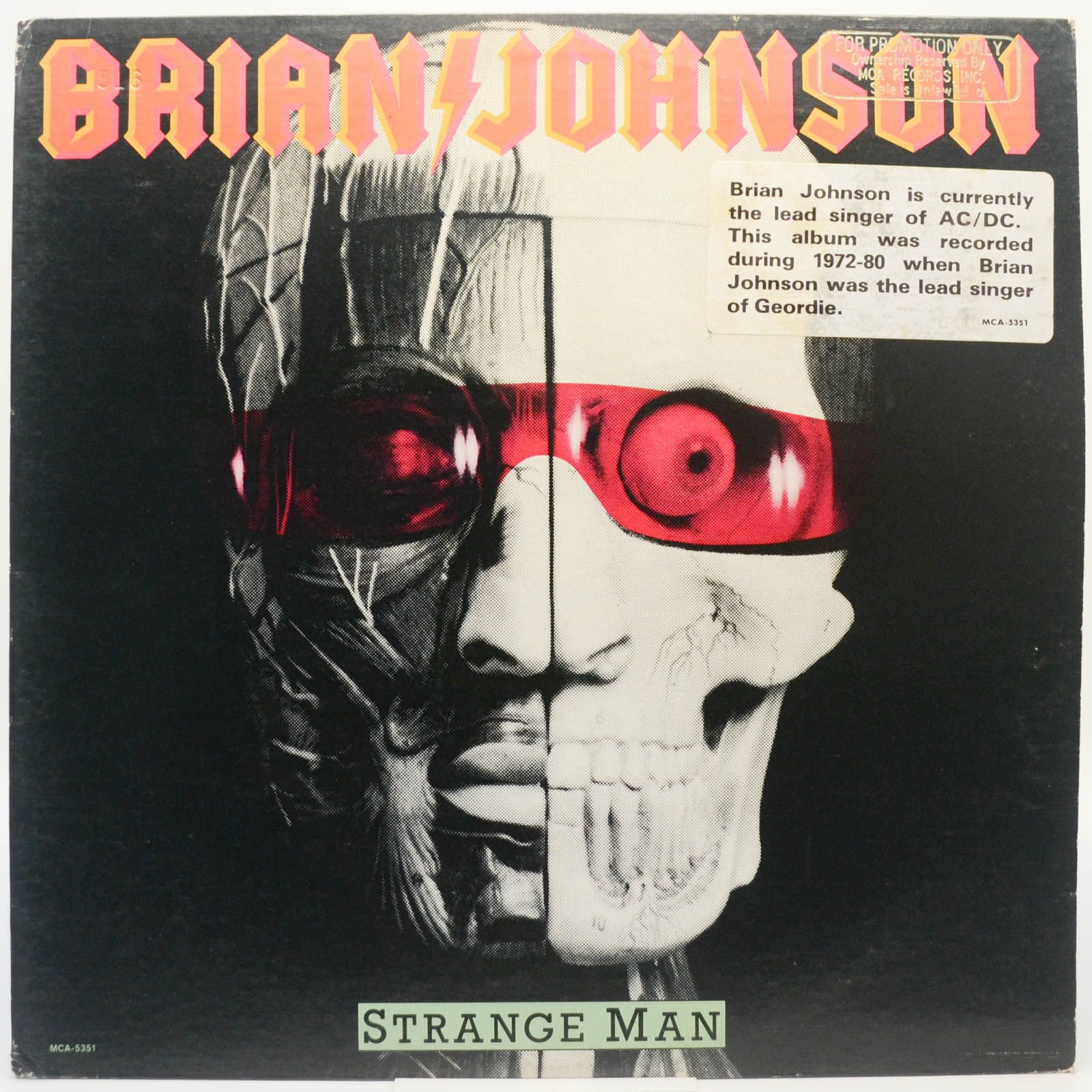 Brian Johnson — Strange Man (USA), 1982
