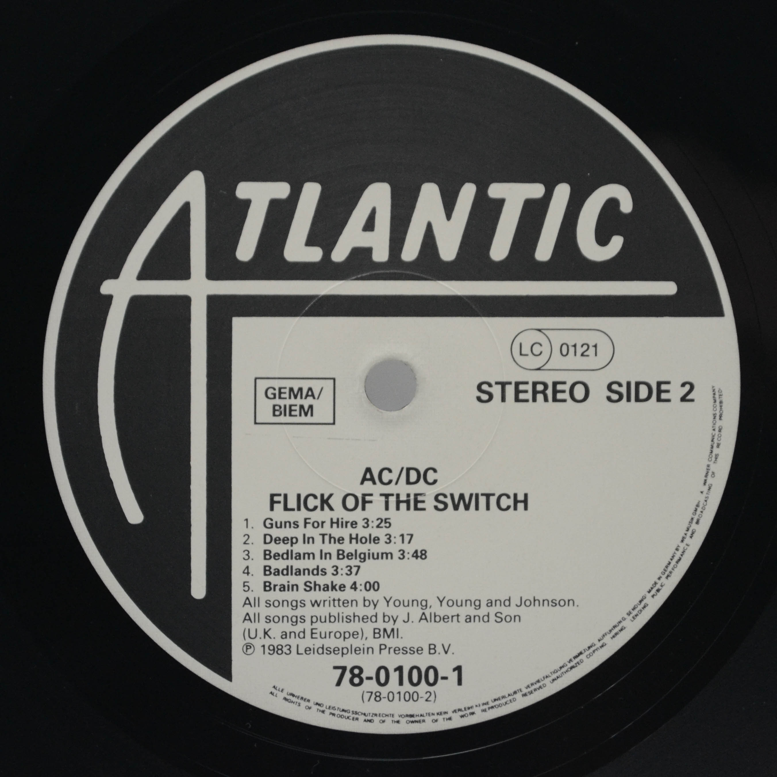 AC/DC — Flick Of The Switch, 1983