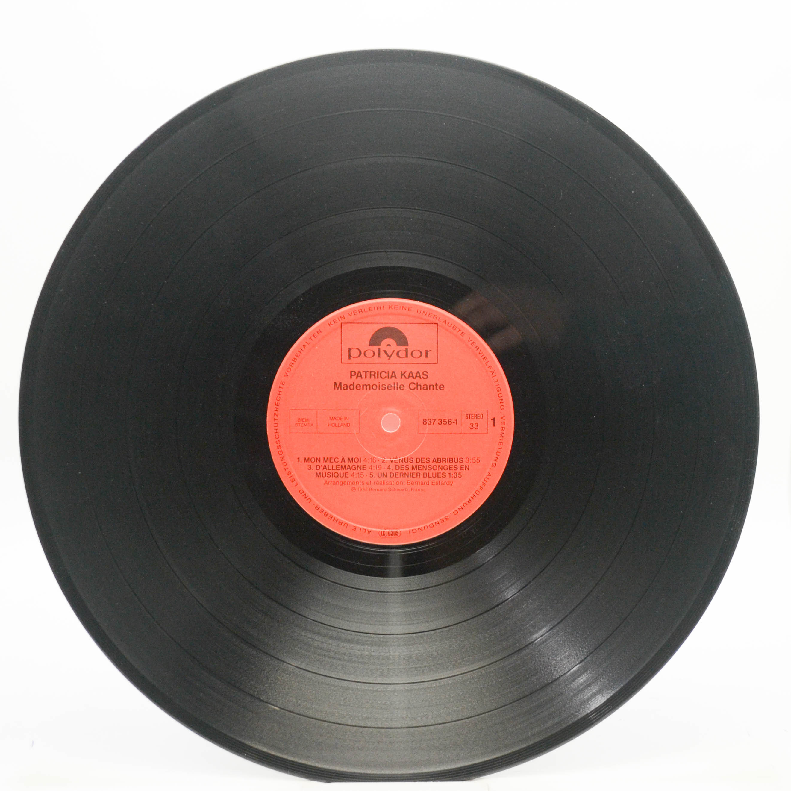Patricia Kaas — Mademoiselle Chante..., 1988