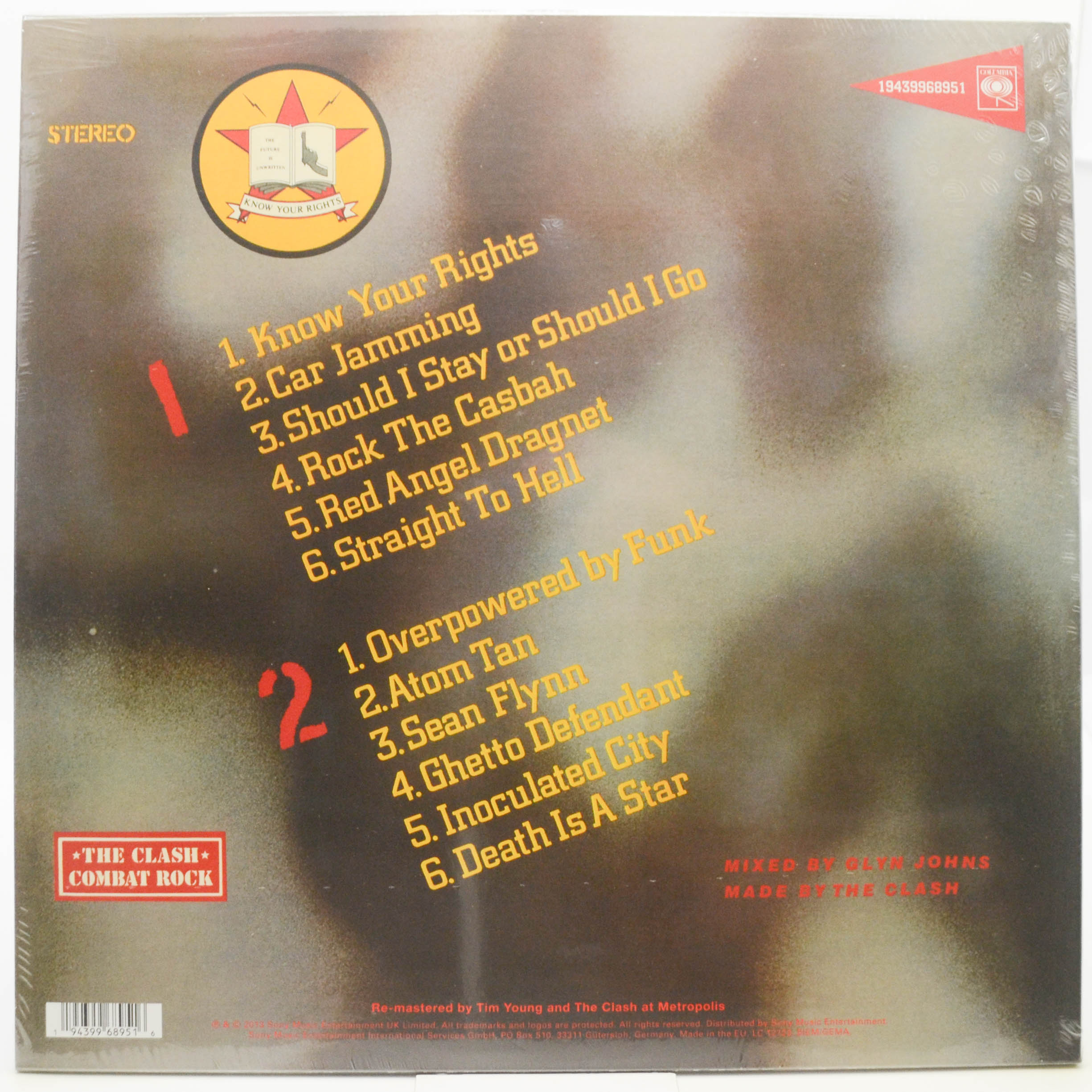 Виниловая пластинка Clash — Combat Rock, 1982