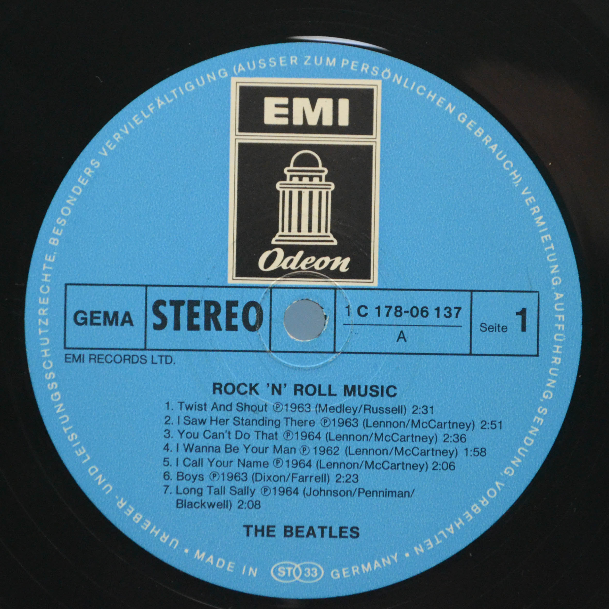 Виниловая пластинка Beatles — Rock 'N' Roll Music (2LP), 1976