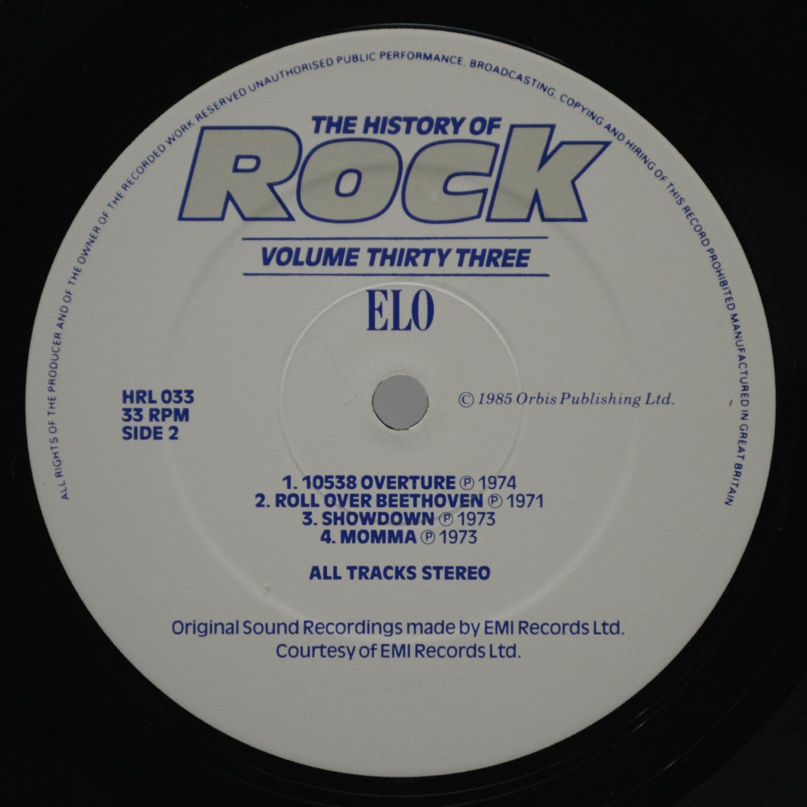 Blondie / ELO / ABBA / David Essex — The History Of Rock (Volume Thirty Three) (2LP, UK), 1985