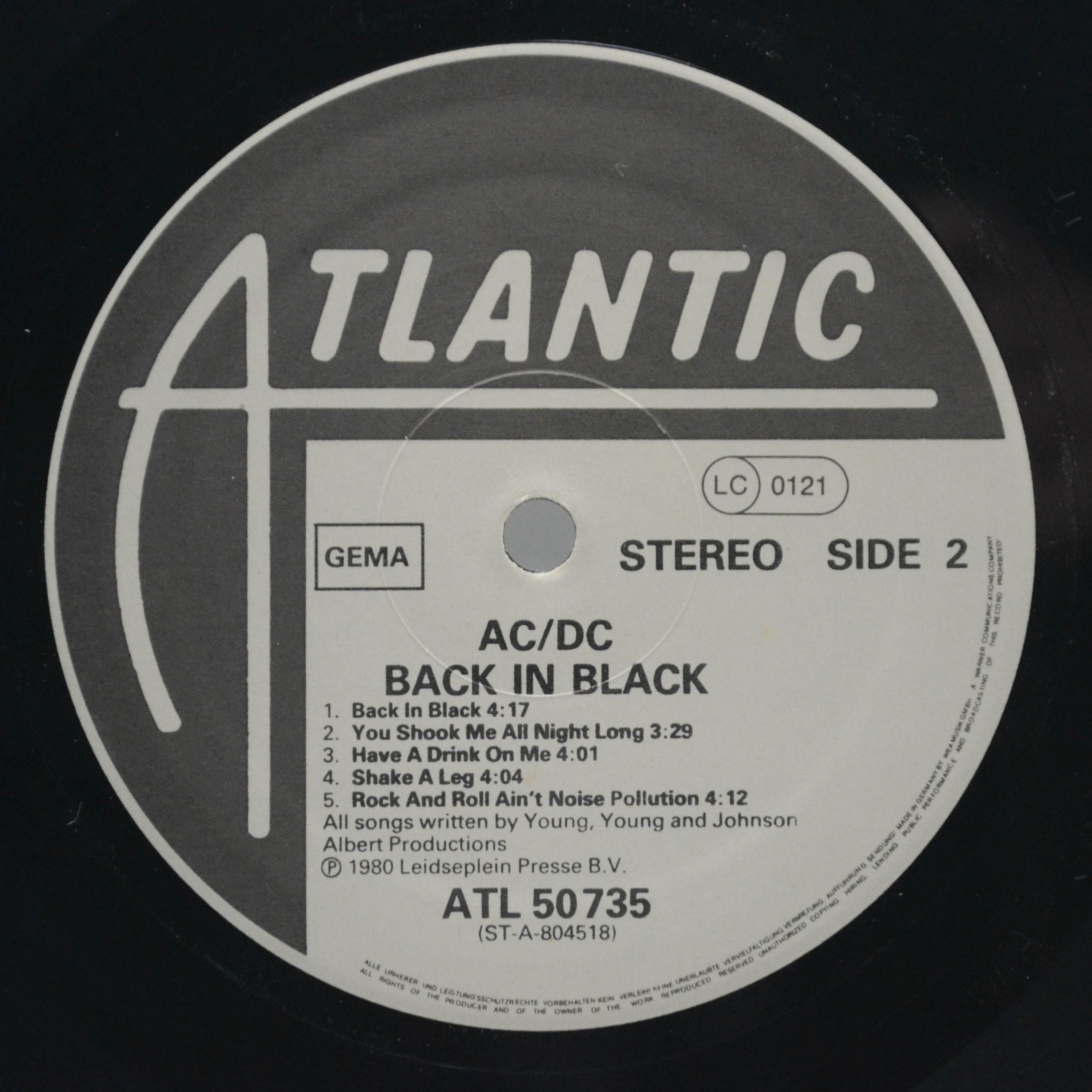 AC/DC — Back In Black, 1980