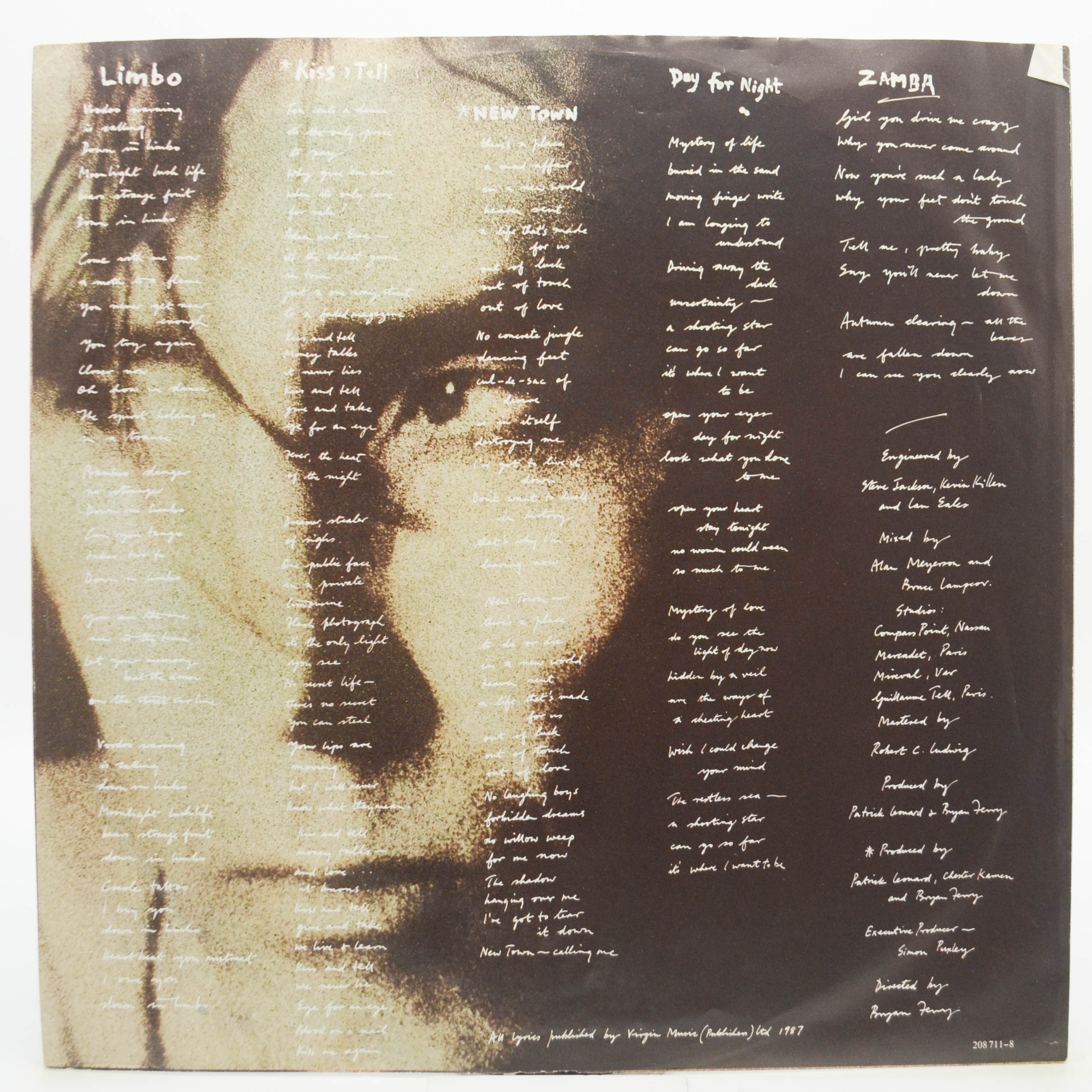 Bryan Ferry — Bête Noire, 1987