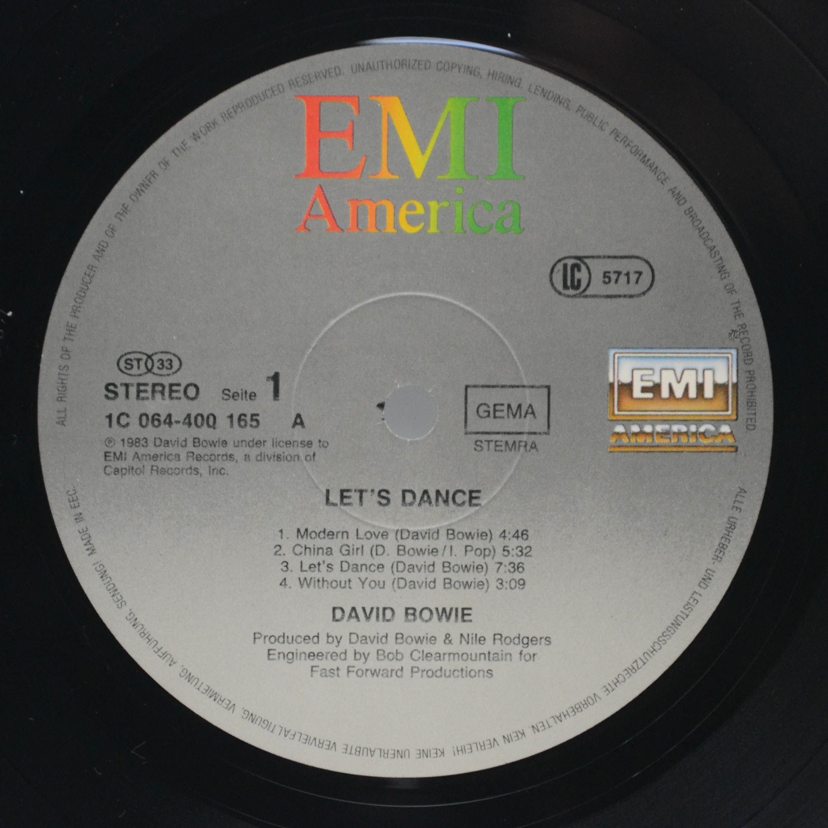 David Bowie — Let's Dance, 1983