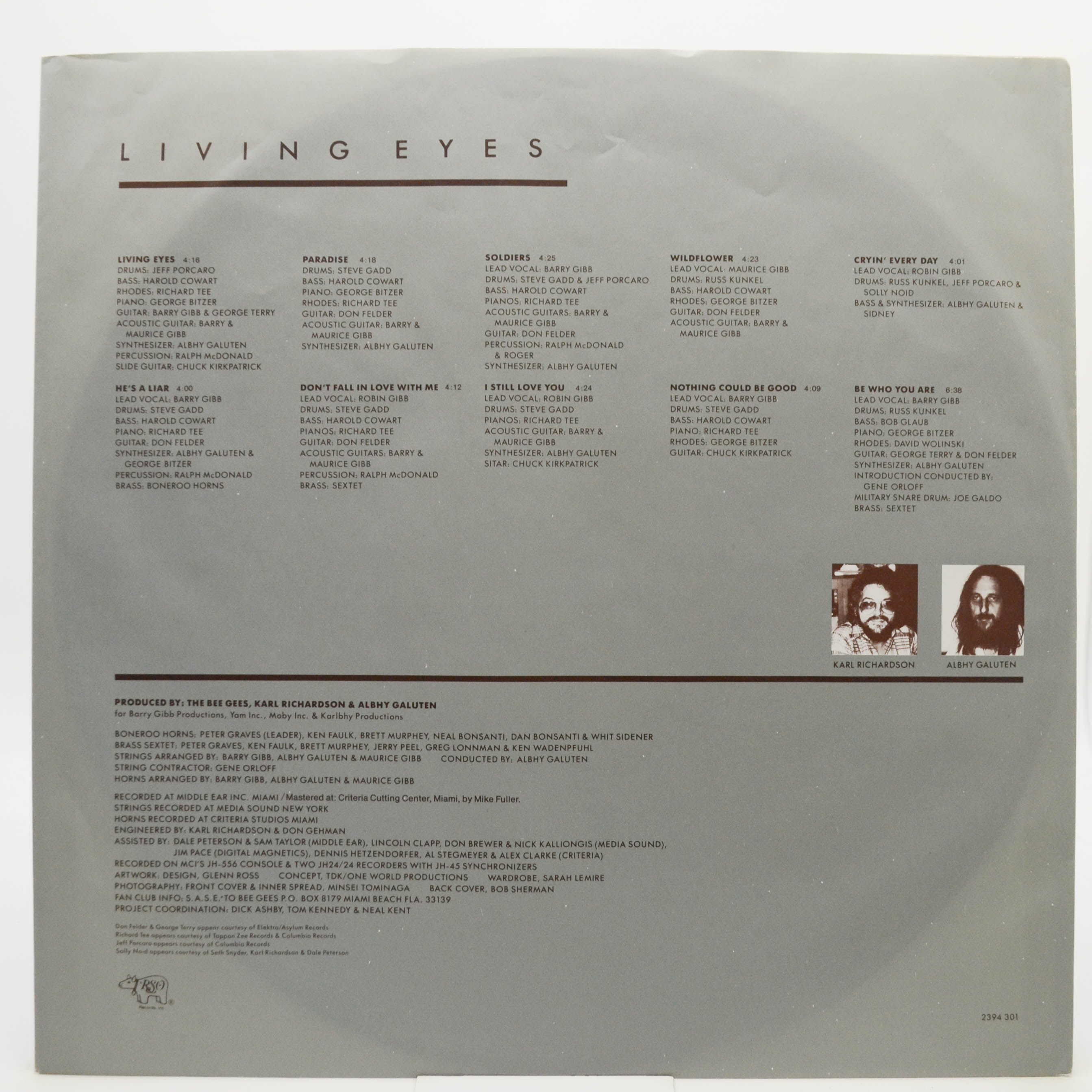 Bee Gees — Living Eyes, 1981