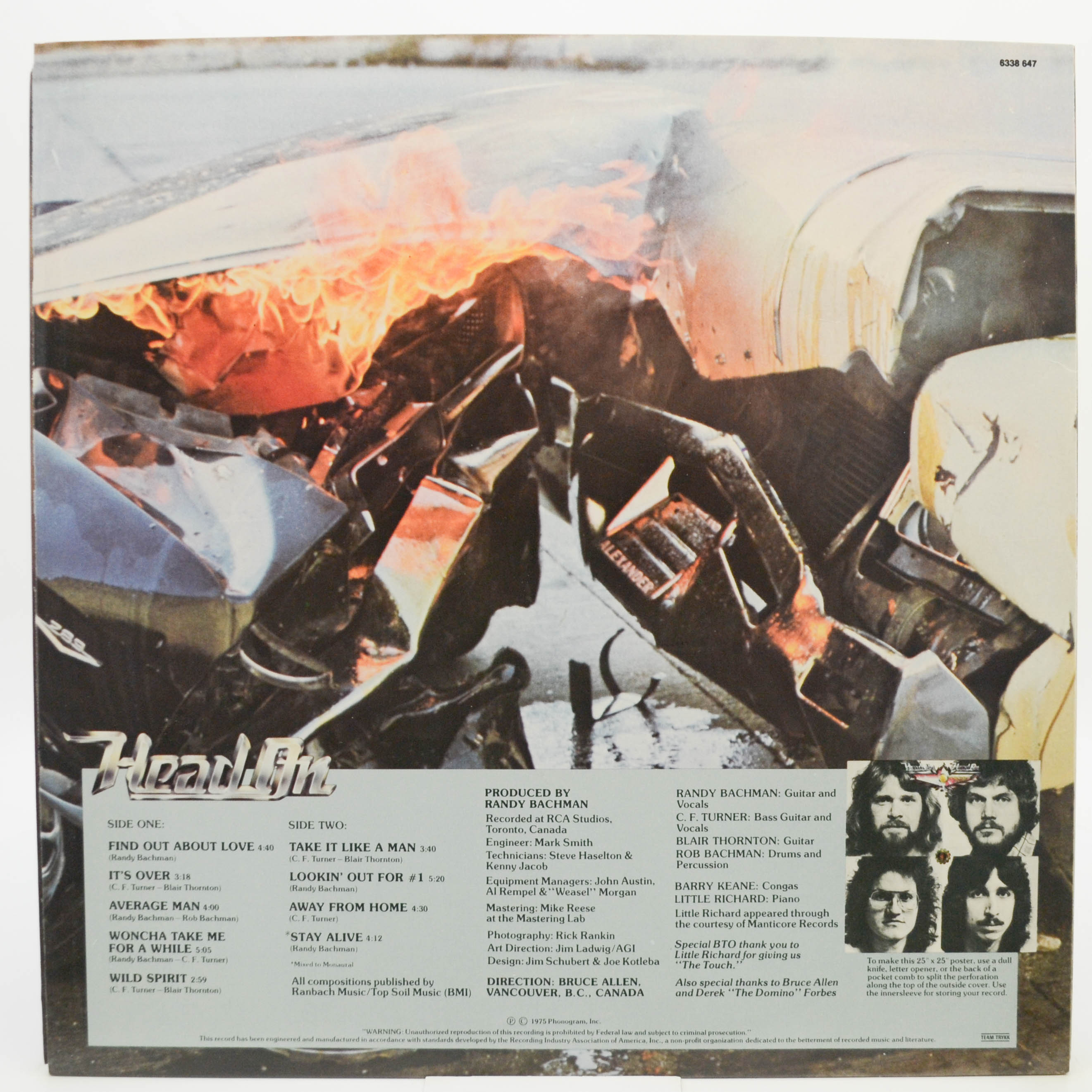 Bachman-Turner Overdrive — Head On, 1975