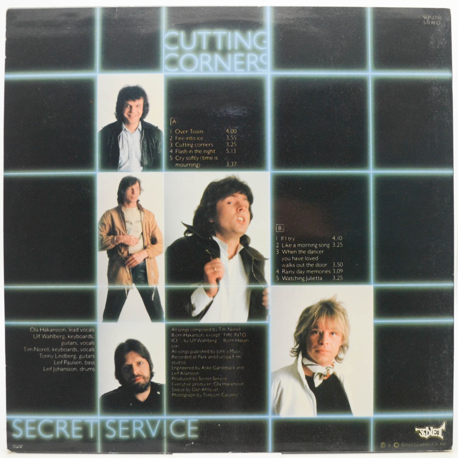 Secret Service — Cutting Corners (1-st, Sweden), 1982