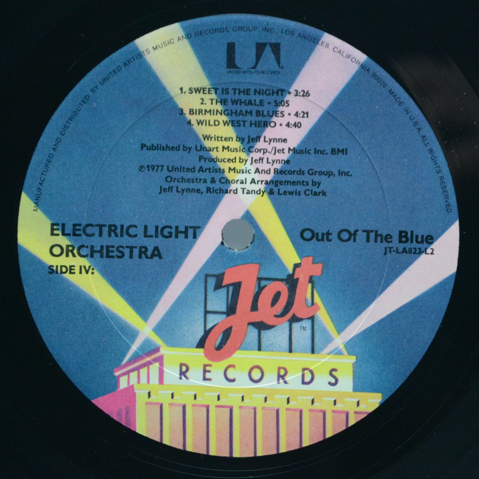 Electric Light Orchestra — Out Of The Blue (2LP, USA, poster), 1977