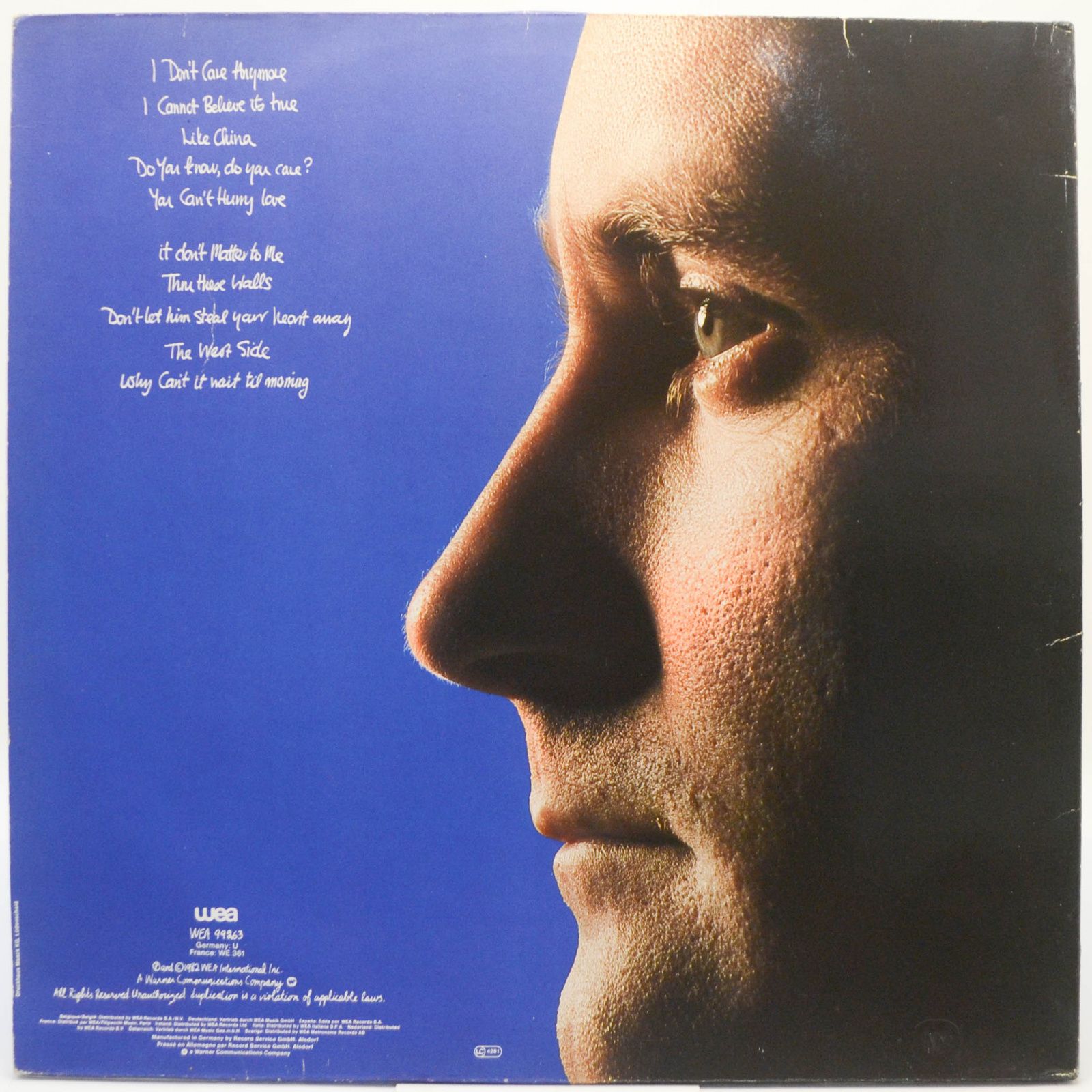 Phil Collins — Hello, I Must Be Going!, 1982