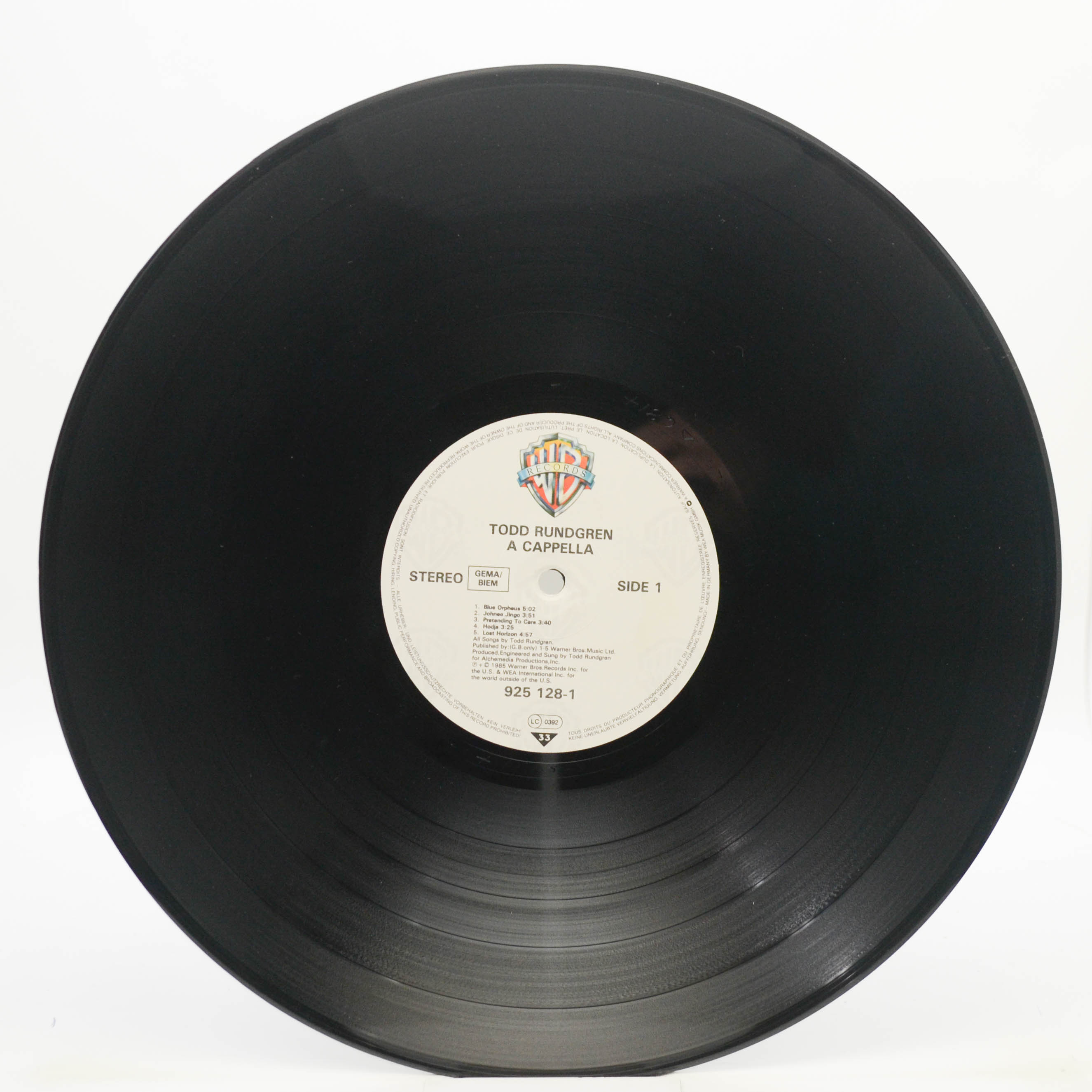 Todd Rundgren — A Cappella, 1985