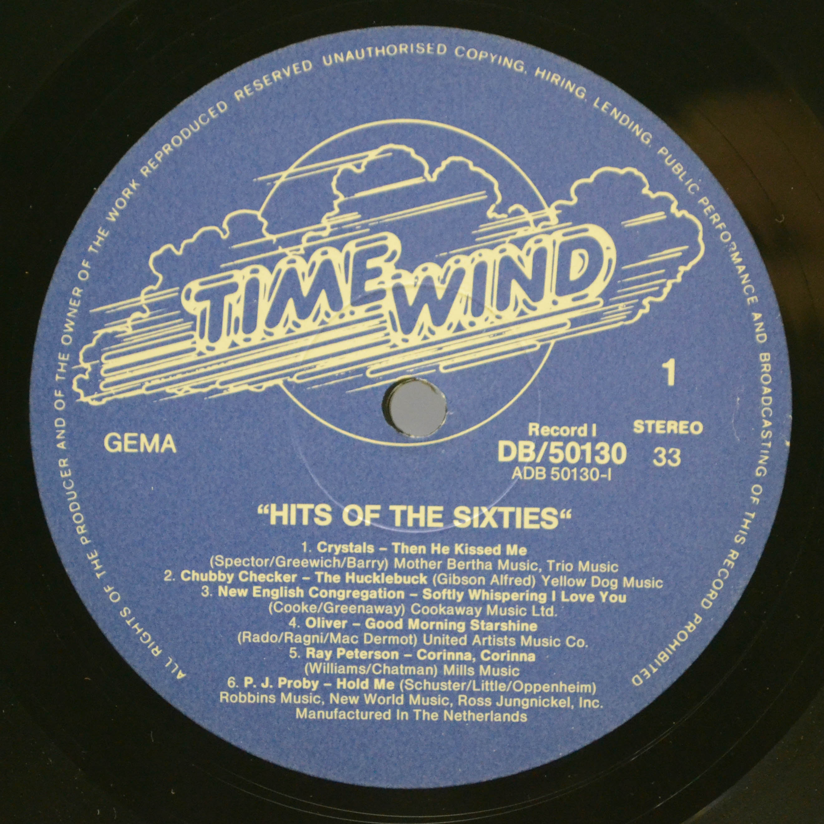 Various — Hits Of The Sixties (2LP), 1978