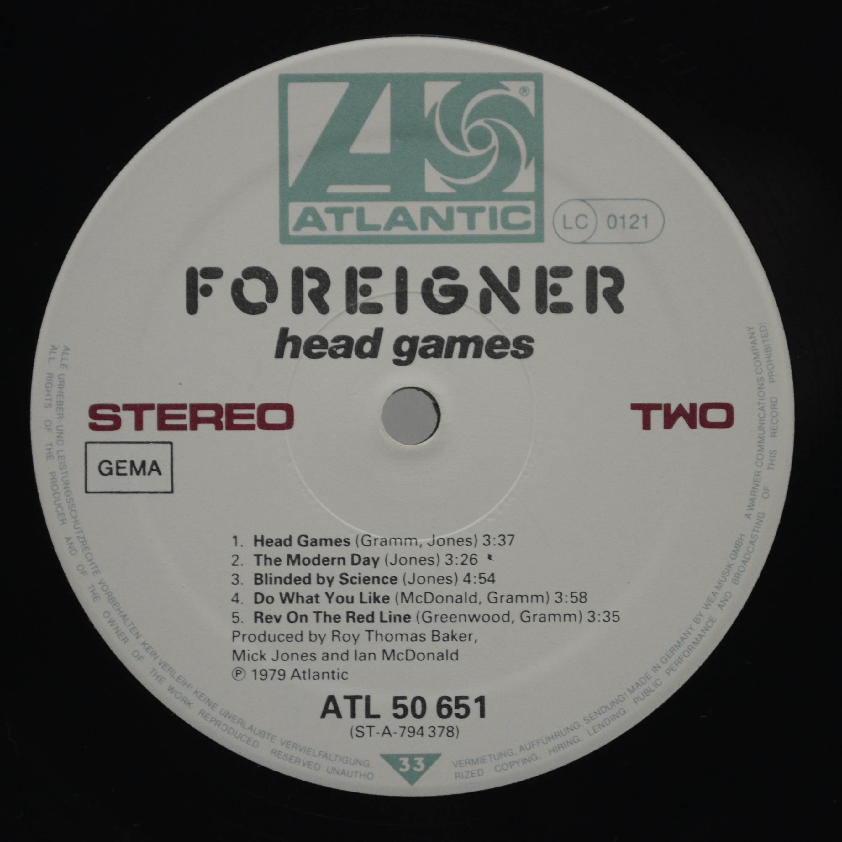 Foreigner — Head Games, 1979